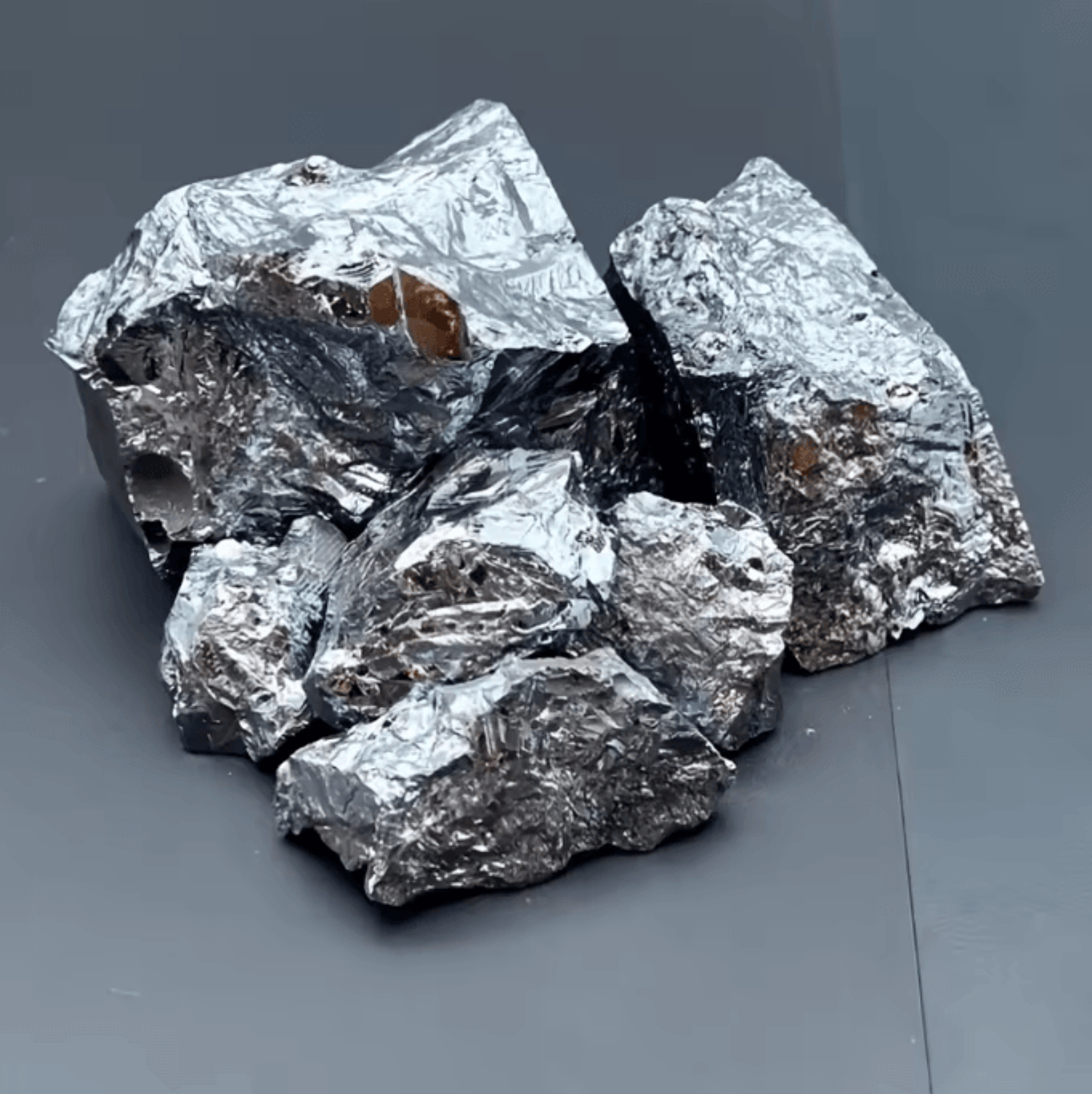Terahertz Stone Rough Metallic Mineral Crystal Specimen For Healing Decor And Collection 2