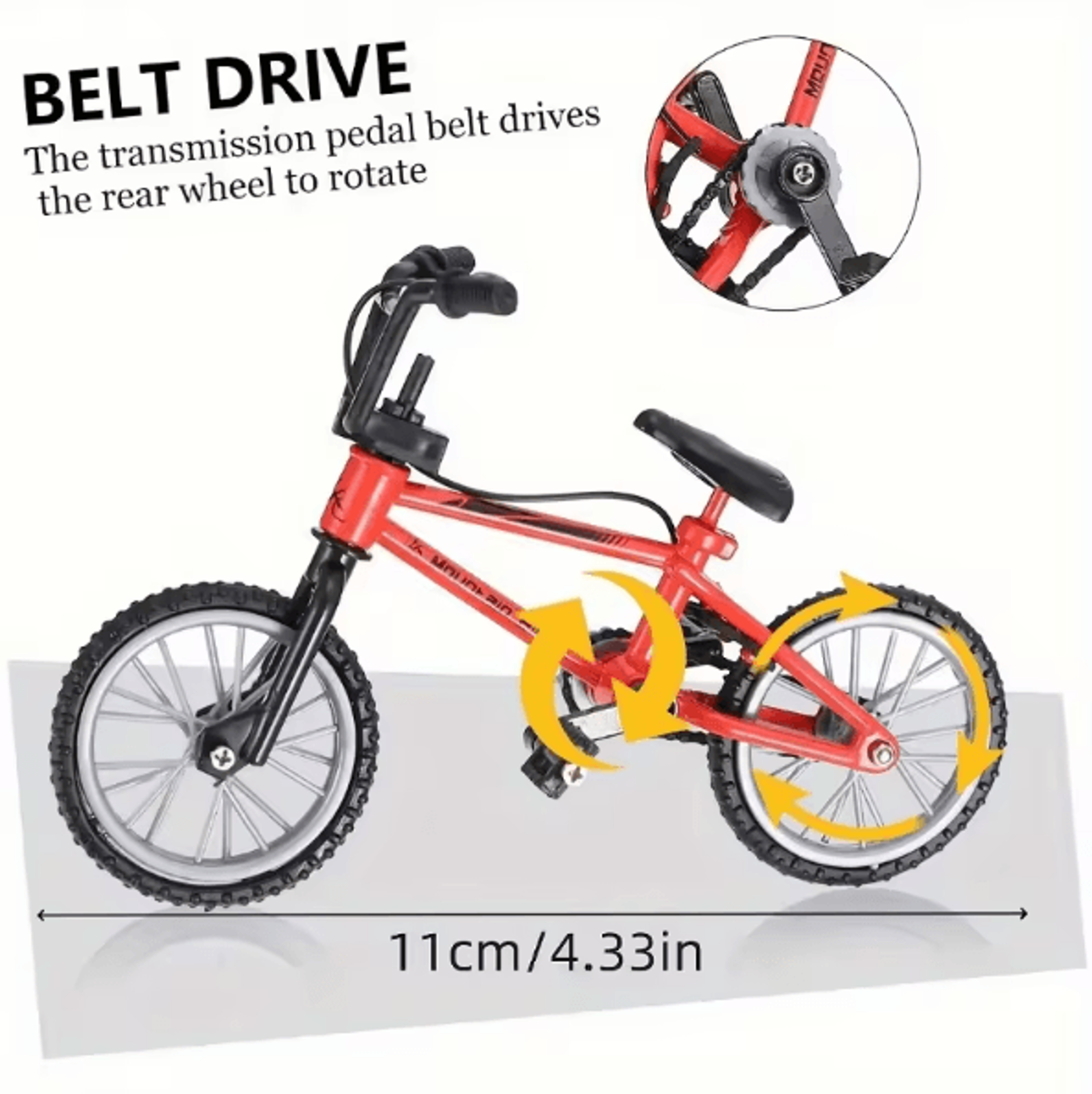 1 By 12 Scale Mini Bicycle Model Alloy Decor  Detailed Miniature Bike Ornament For Display  Garden 1