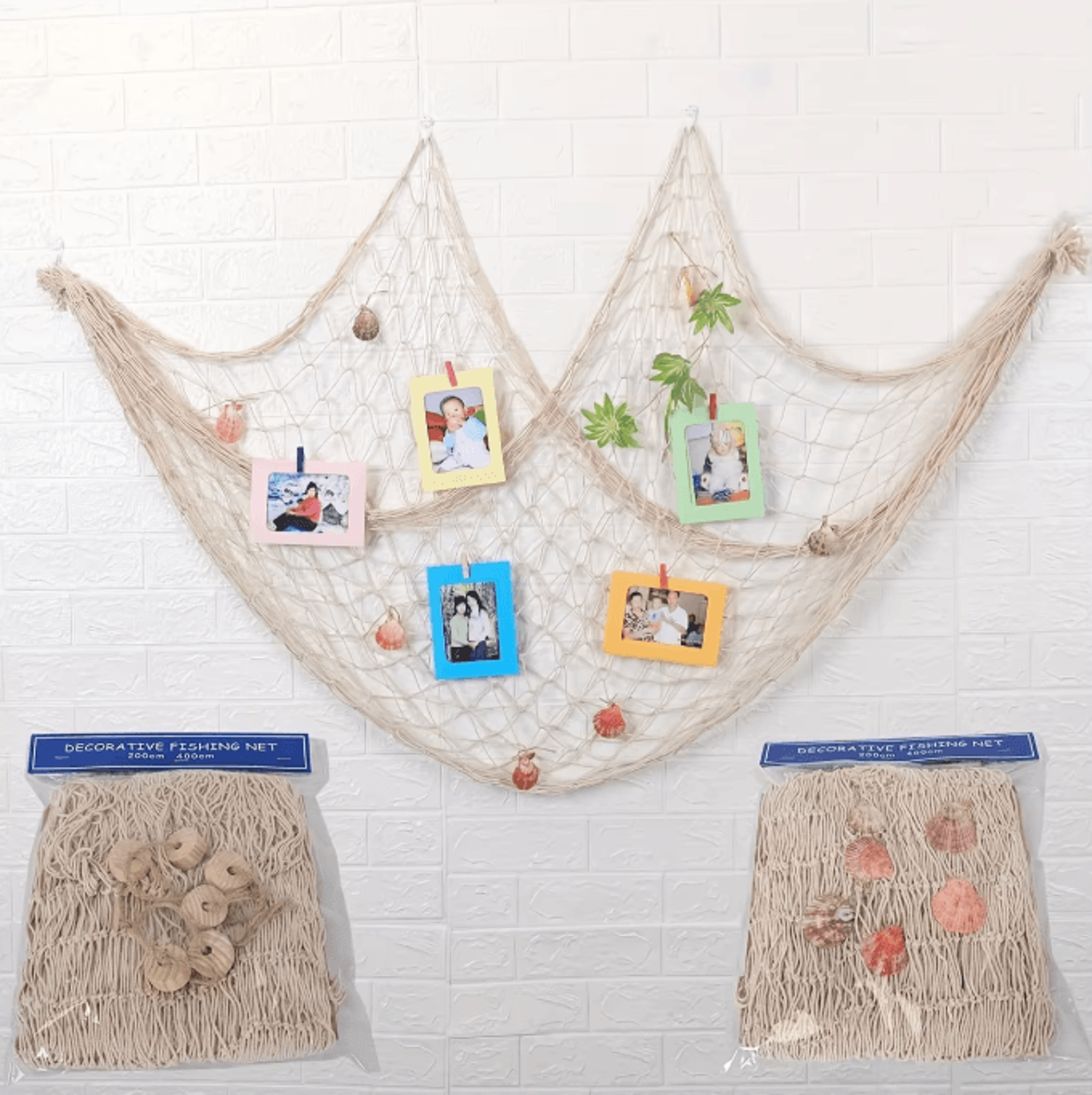 Naval Fishing Net Wall Hanging  Coastal Beach  Pirate Theme Decor For Home  Party 1