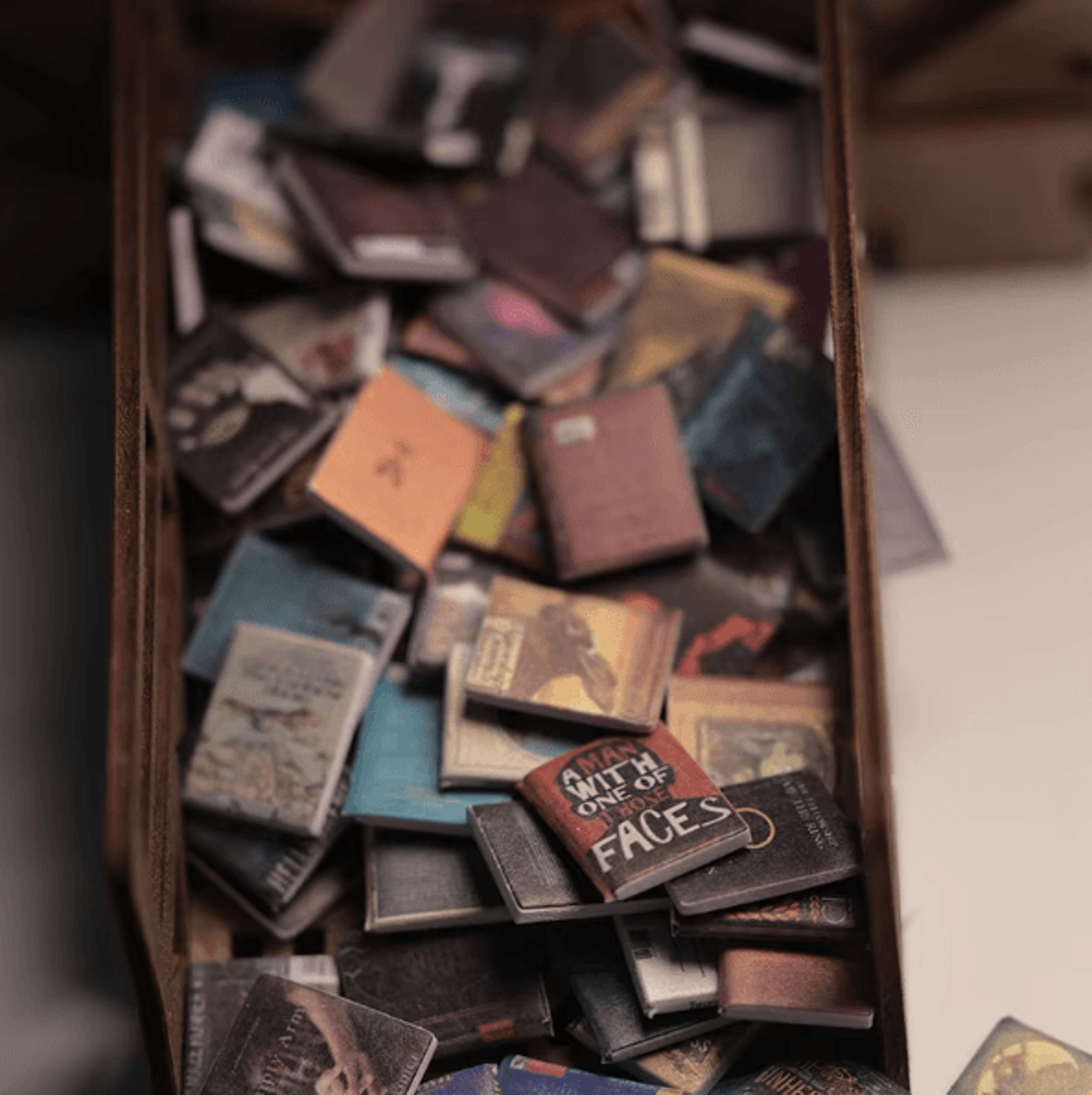 200PCS Miniature Dollhouse Books Set  Tiny Books Accessories For DIY Decor  Anxiety Bookshelf 3