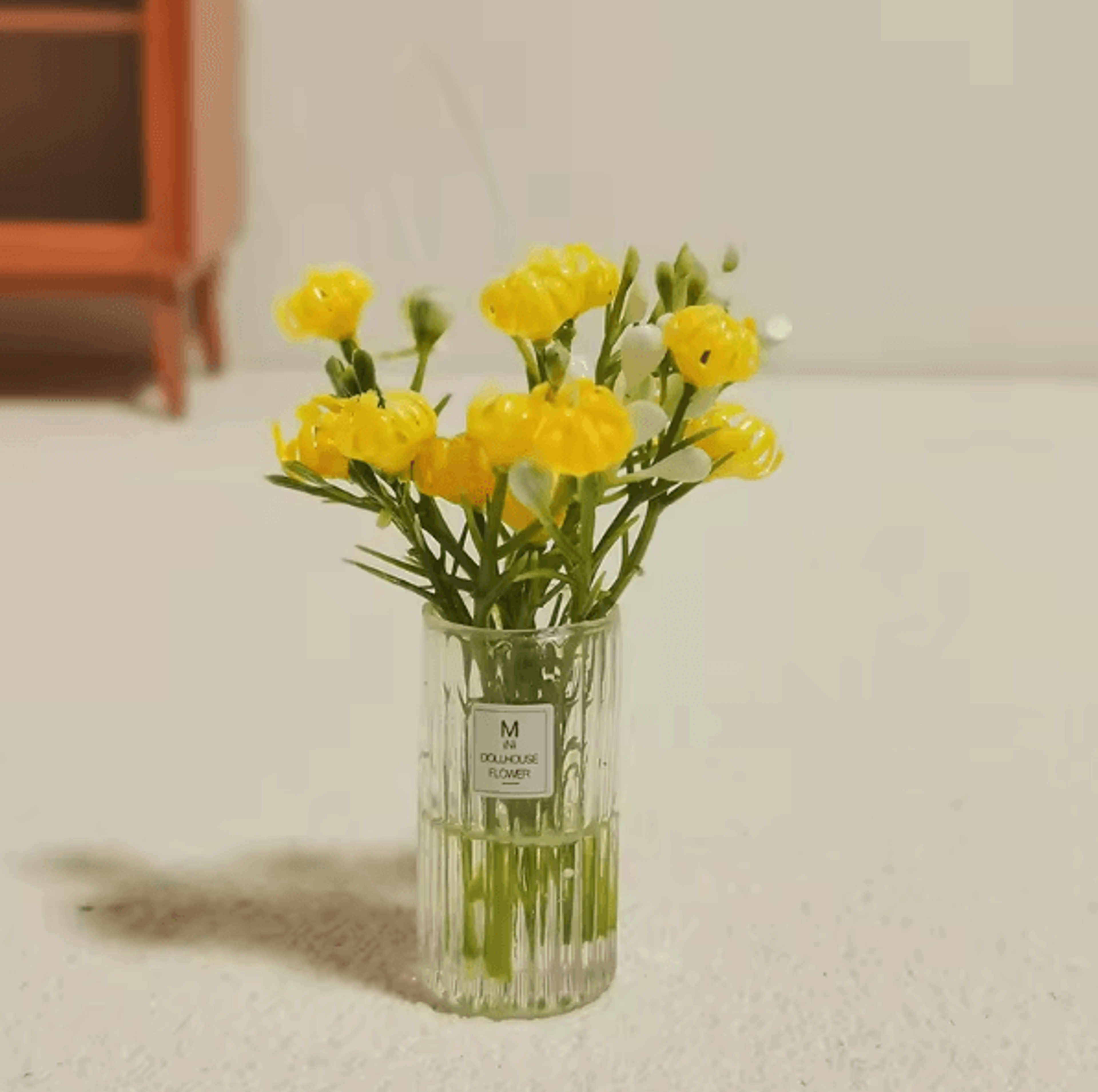 Miniature Flower Vase  Potted Plants  Realistic Dollhouse Decor Accessories 4