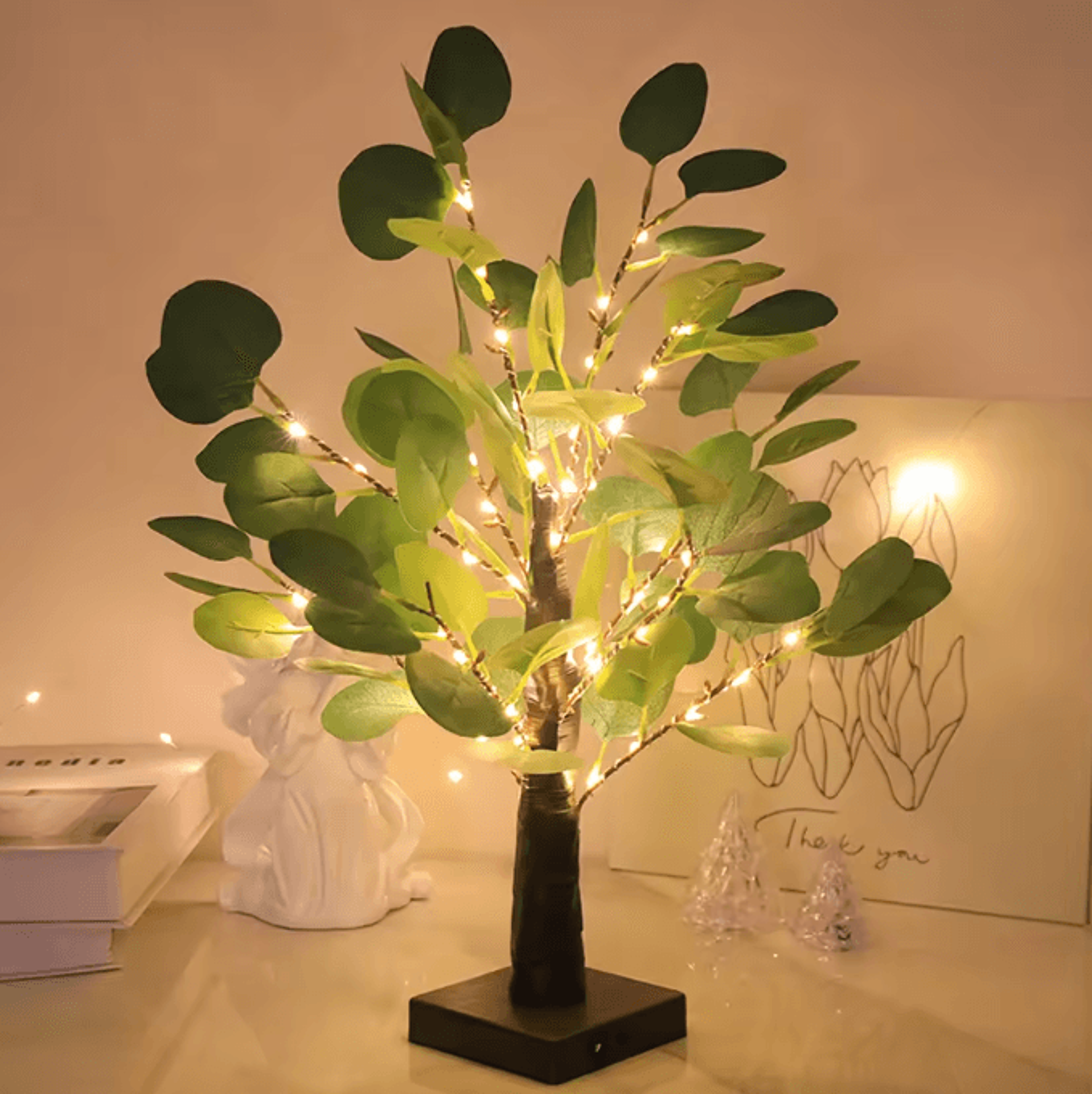 Eucalyptus Birch Tree Fairy Lights  USB  Battery Powered Decorative Desk Lamp 2