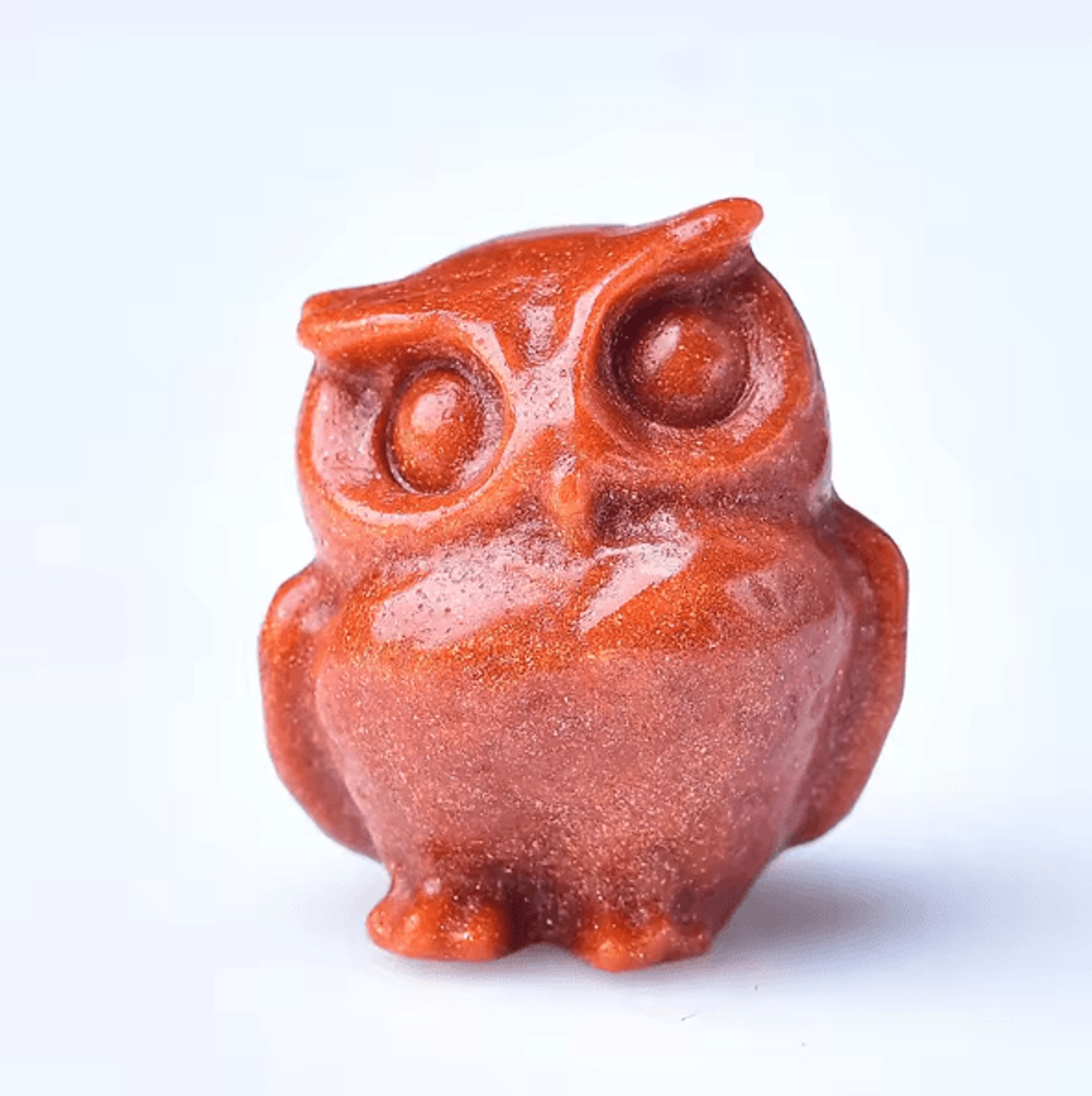 CrystalSpirit Natural Crystal Owl Figurine Healing Gemstone Decor For Home  Gifts 5