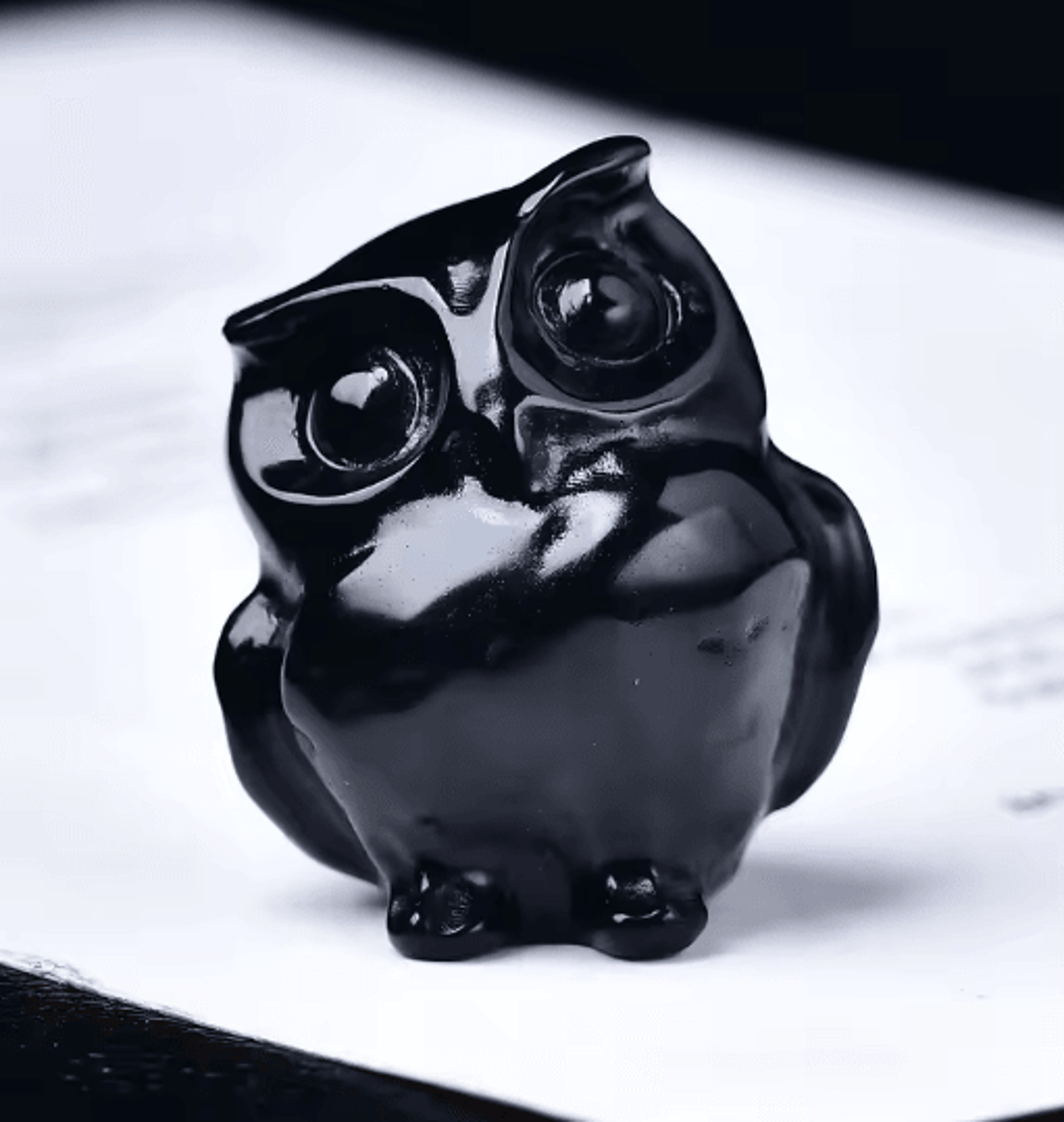 CrystalSpirit Natural Crystal Owl Figurine Healing Gemstone Decor For Home  Gifts 7