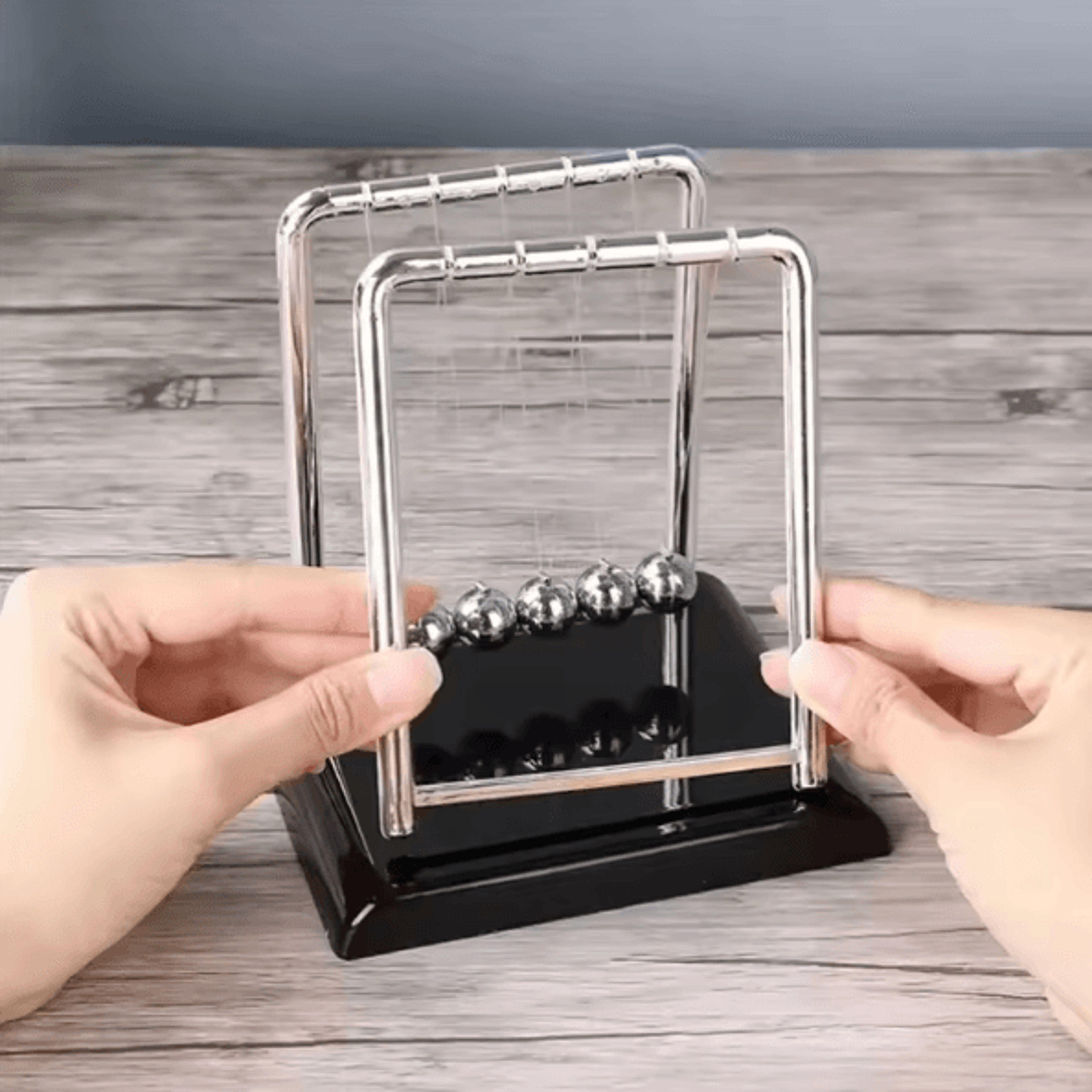 Newtons Cradle Balance Ball Desk Toy  Kinetic Energy Pendulum Decor  Science Gift 1