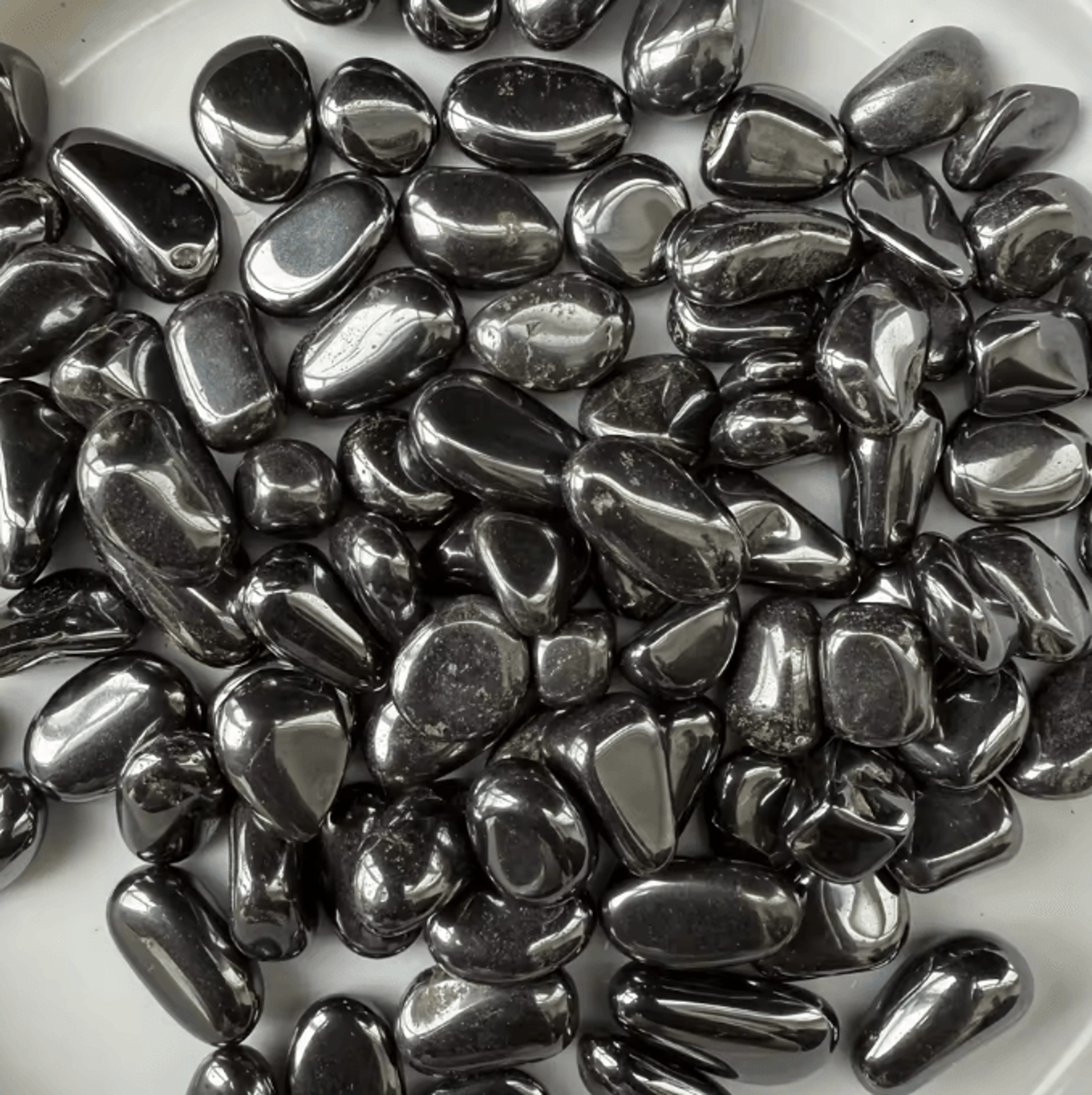 Polished Hematite Crystal Chips  Natural Healing Stones For Decor Crafts  Energy Balance 2