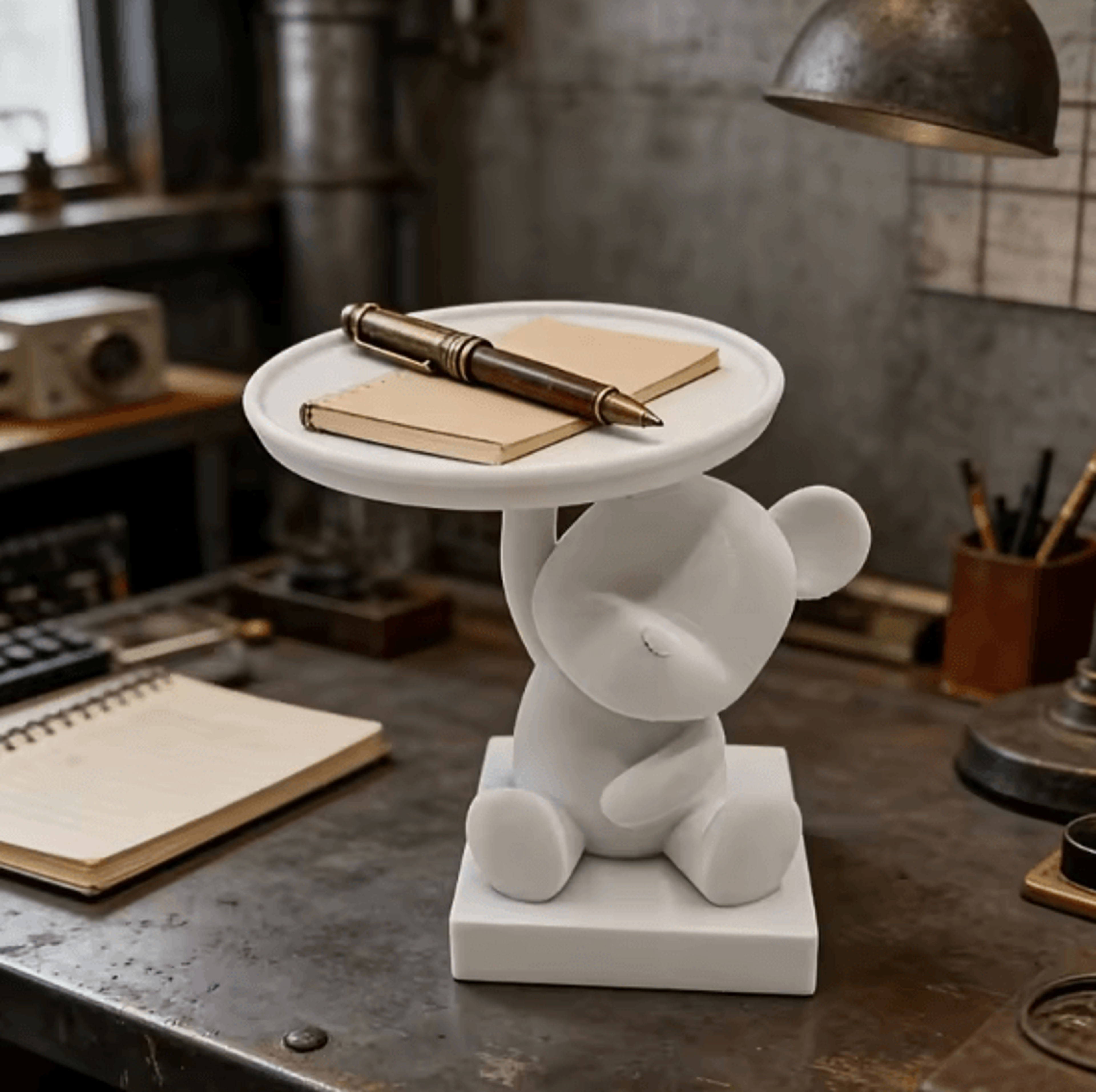 Cute Bear Trinket Dish Organizer For Desk Nightstand And Home Decor 2