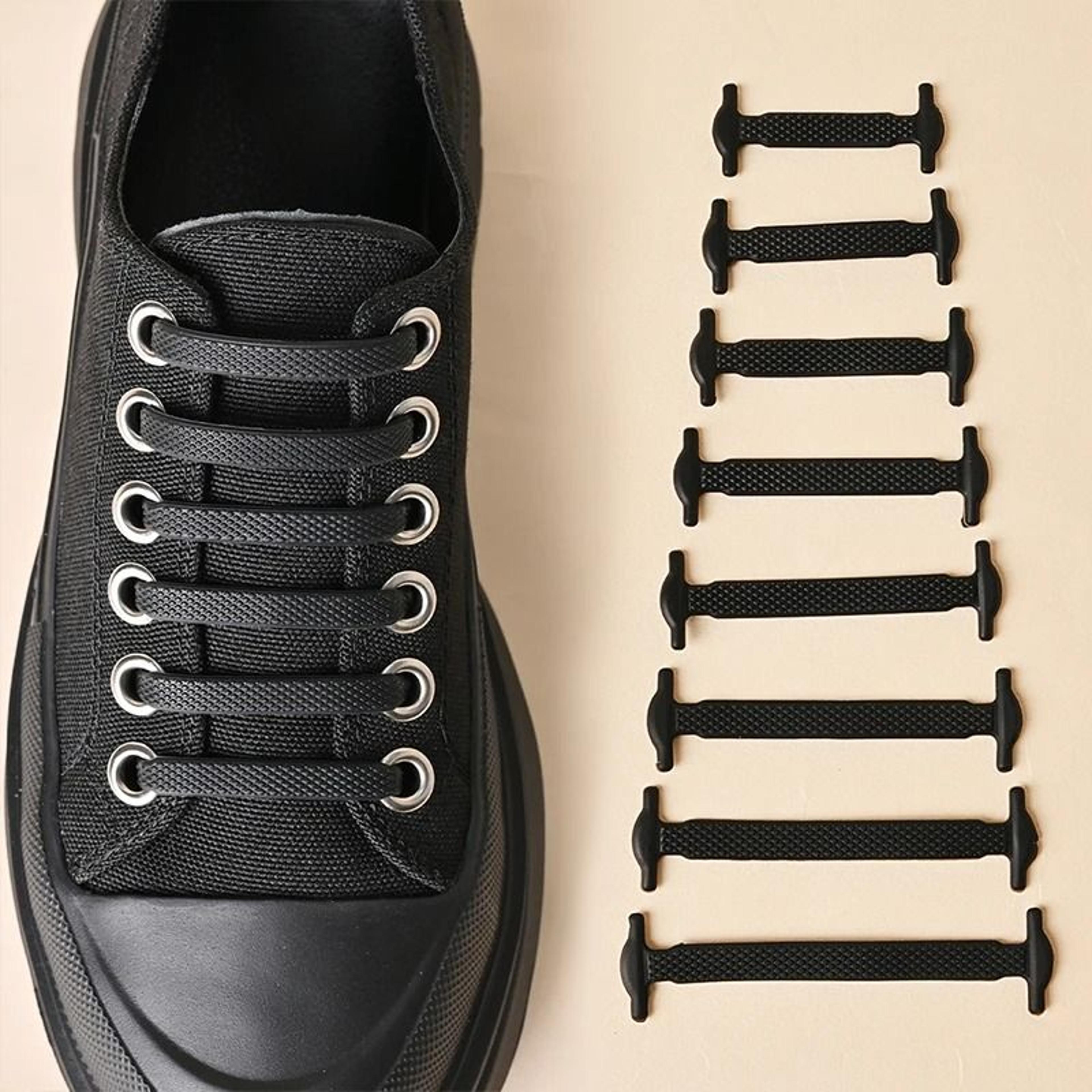 silicone no tie shoelaces elastic shoe laces