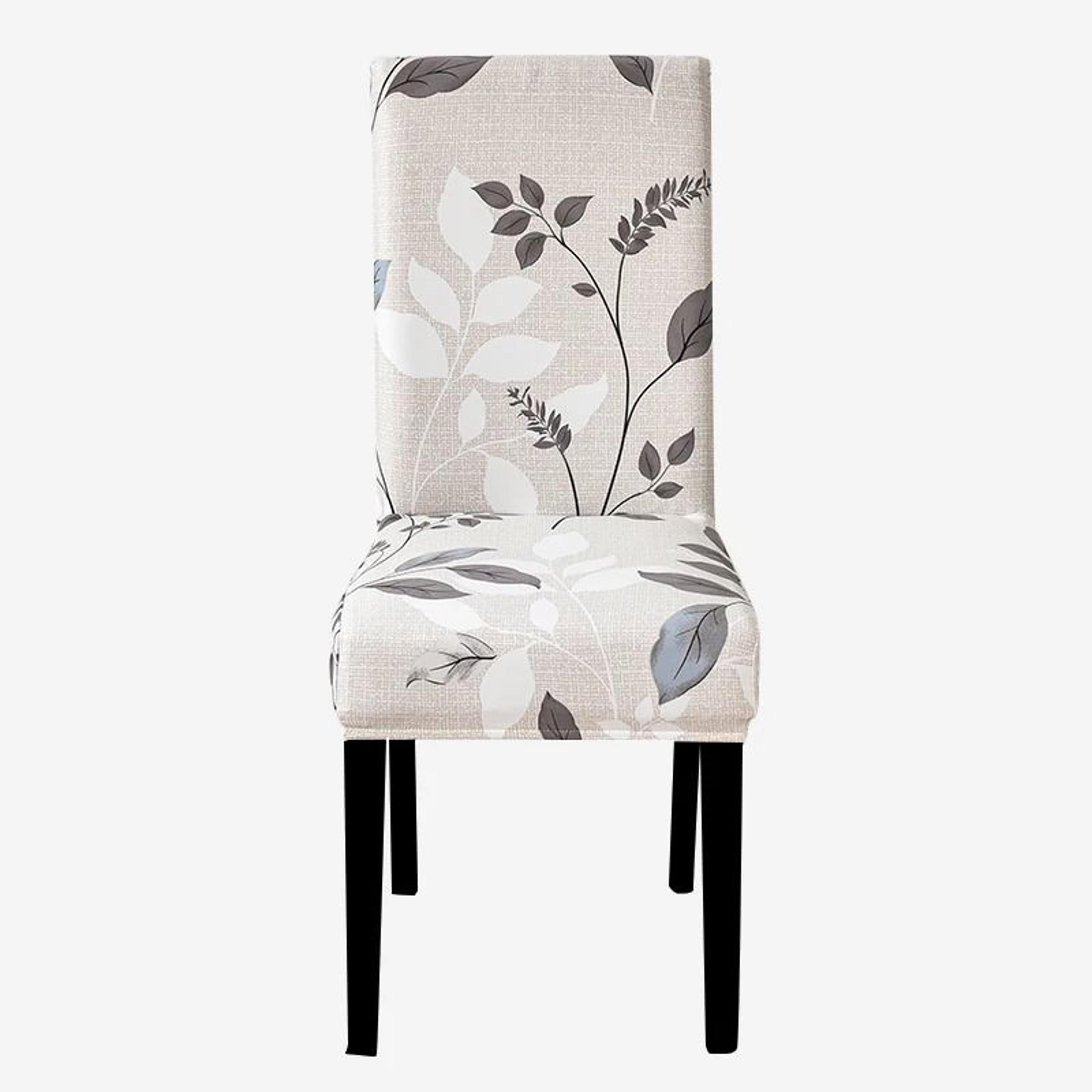 Stretch Fit Printed Dining Chair Cover 7