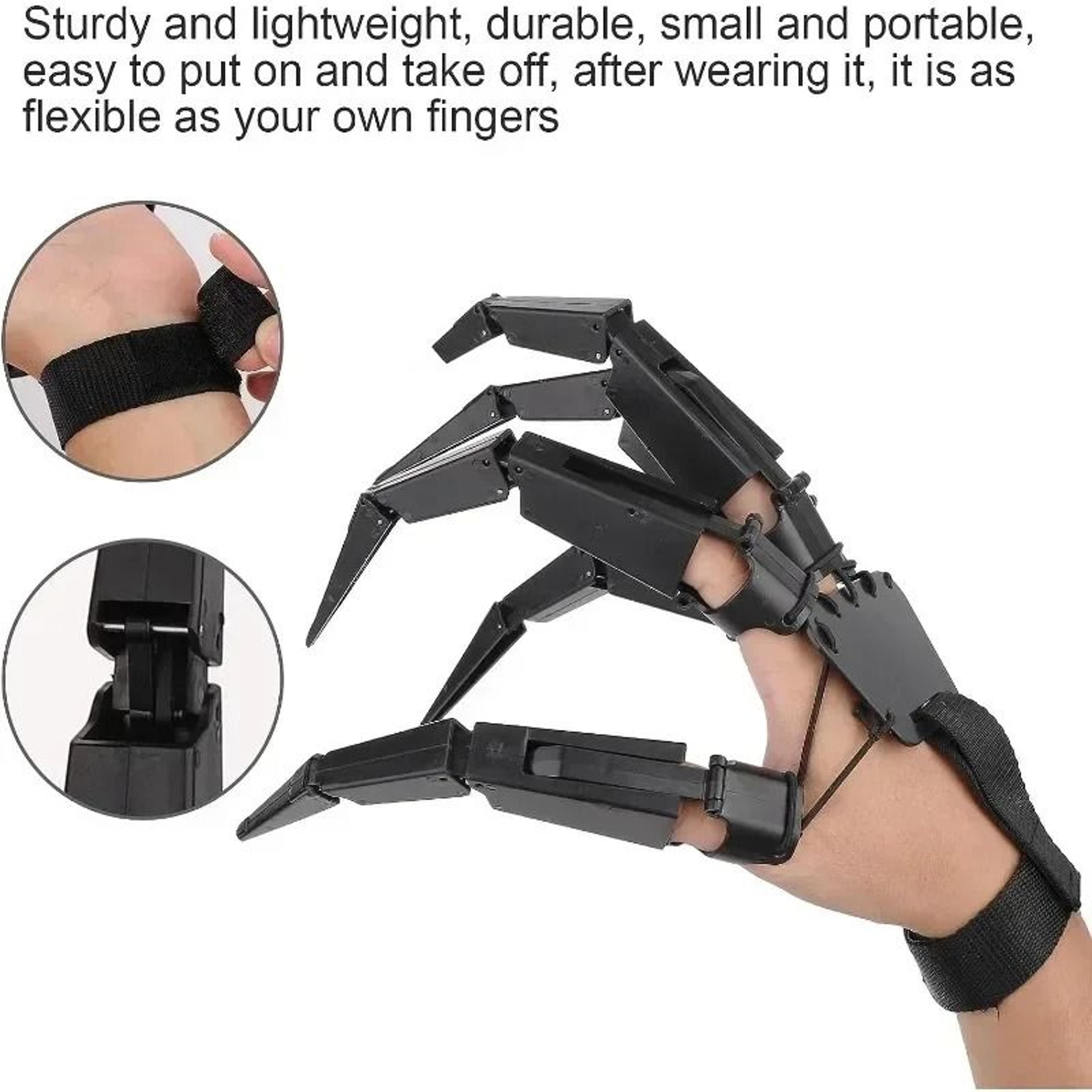 Articulated Skeleton Finger Costume Gloves 2