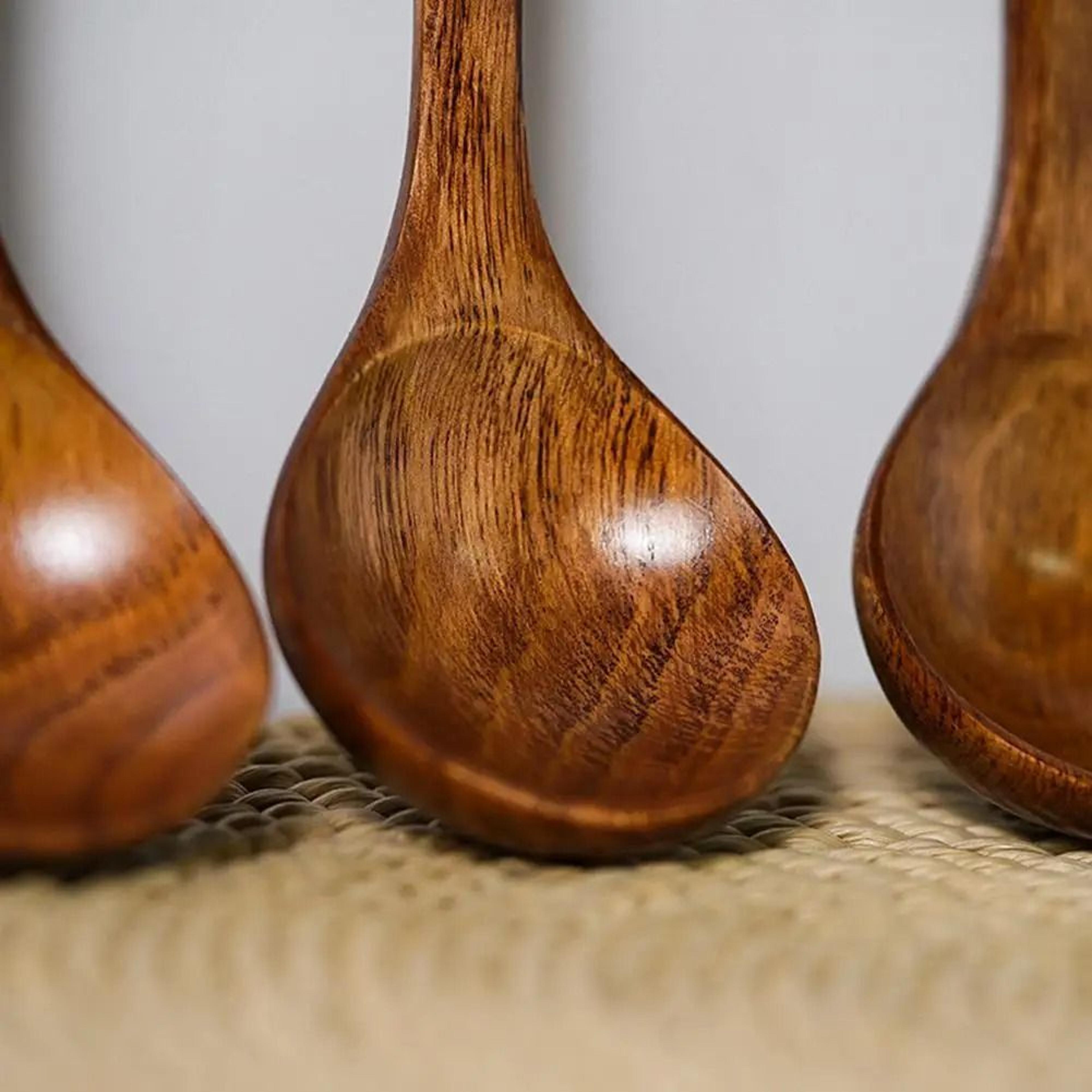 Handcrafted Long Wooden Cooking Spoon 3