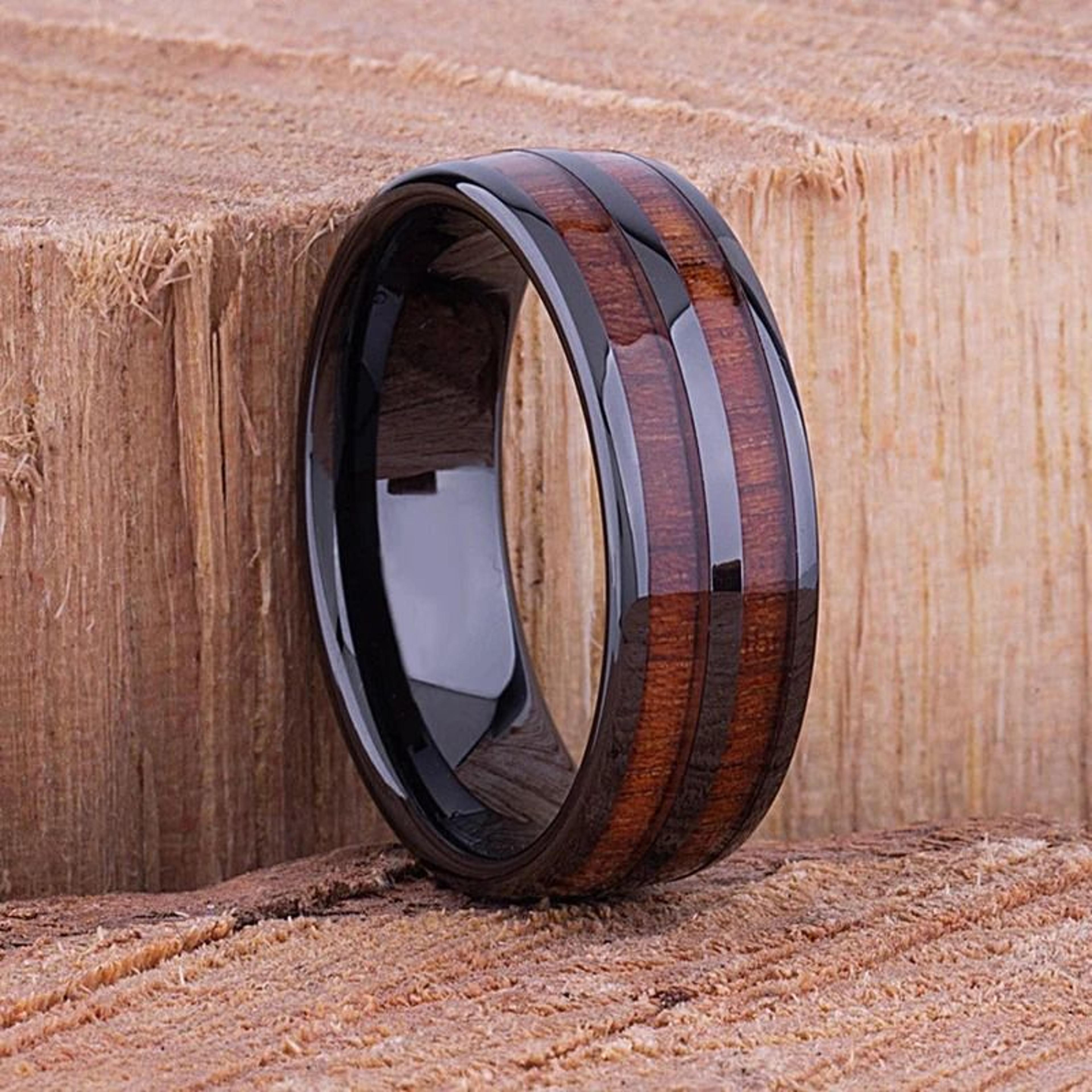 Why Choose Our Whiskey Barrel Wood Guitar String Wedding Band 6