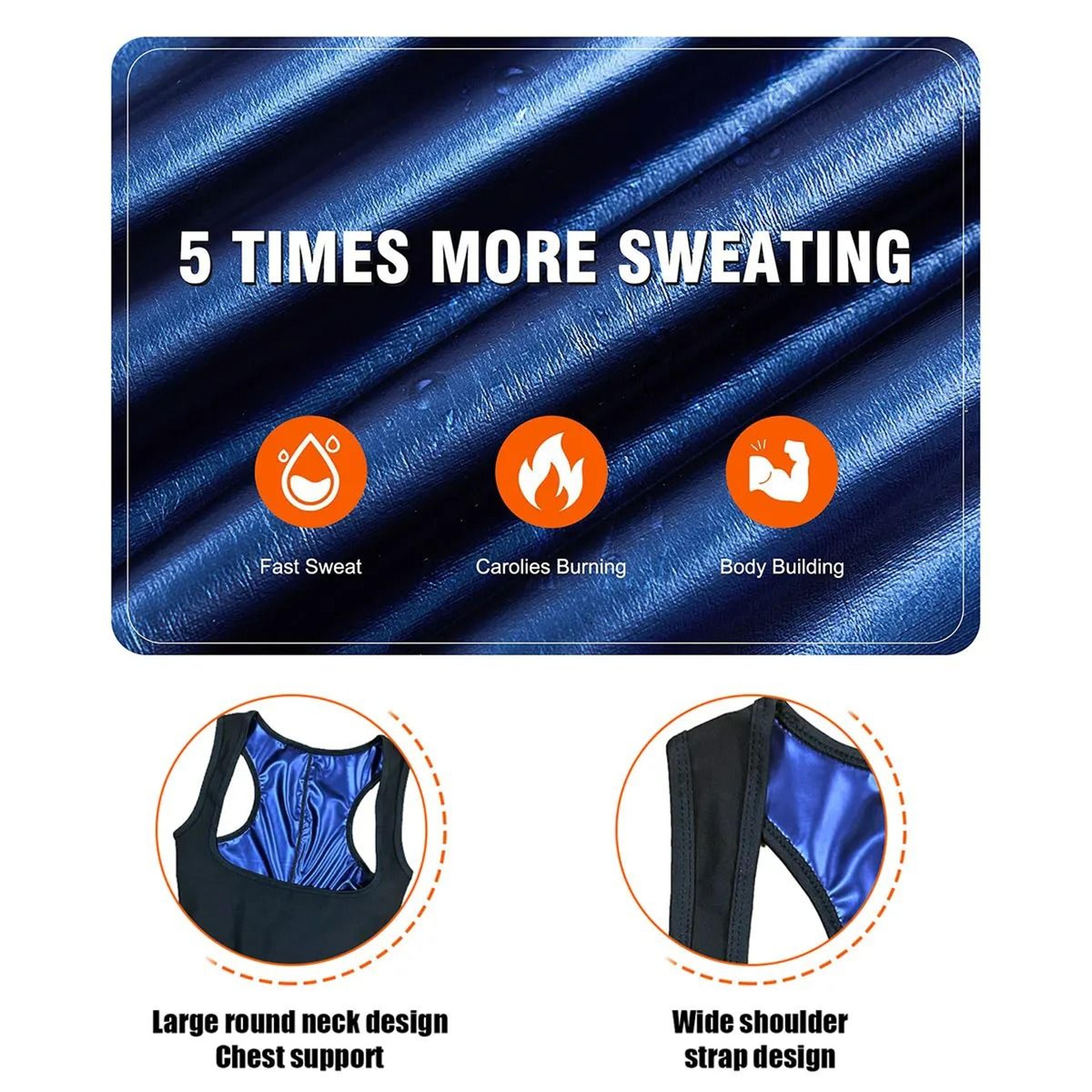 Womens Sauna Sweat Enhancing Fitness Jumpsuit 1