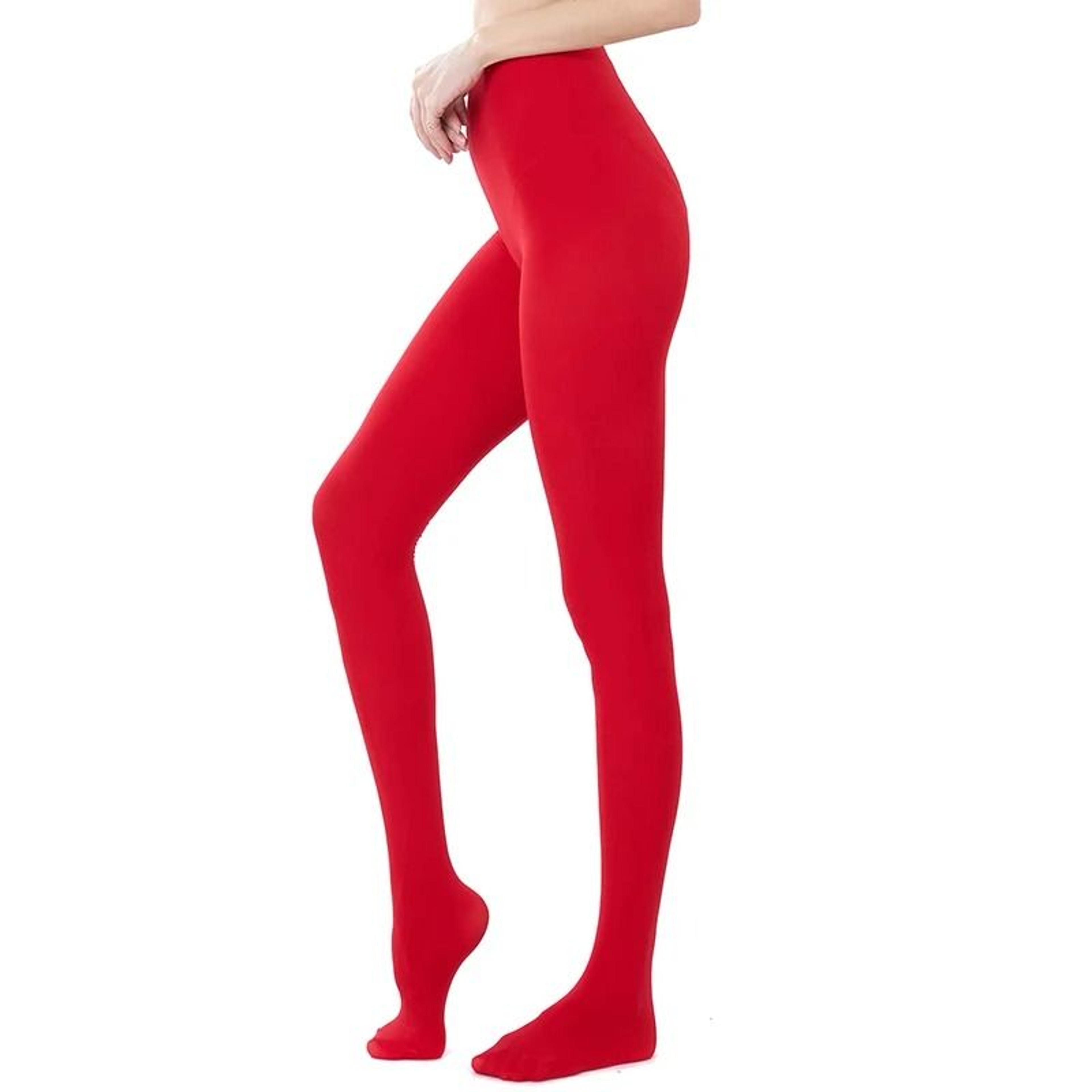 Womens Plus Size Velvet Stretch Pantyhose 11