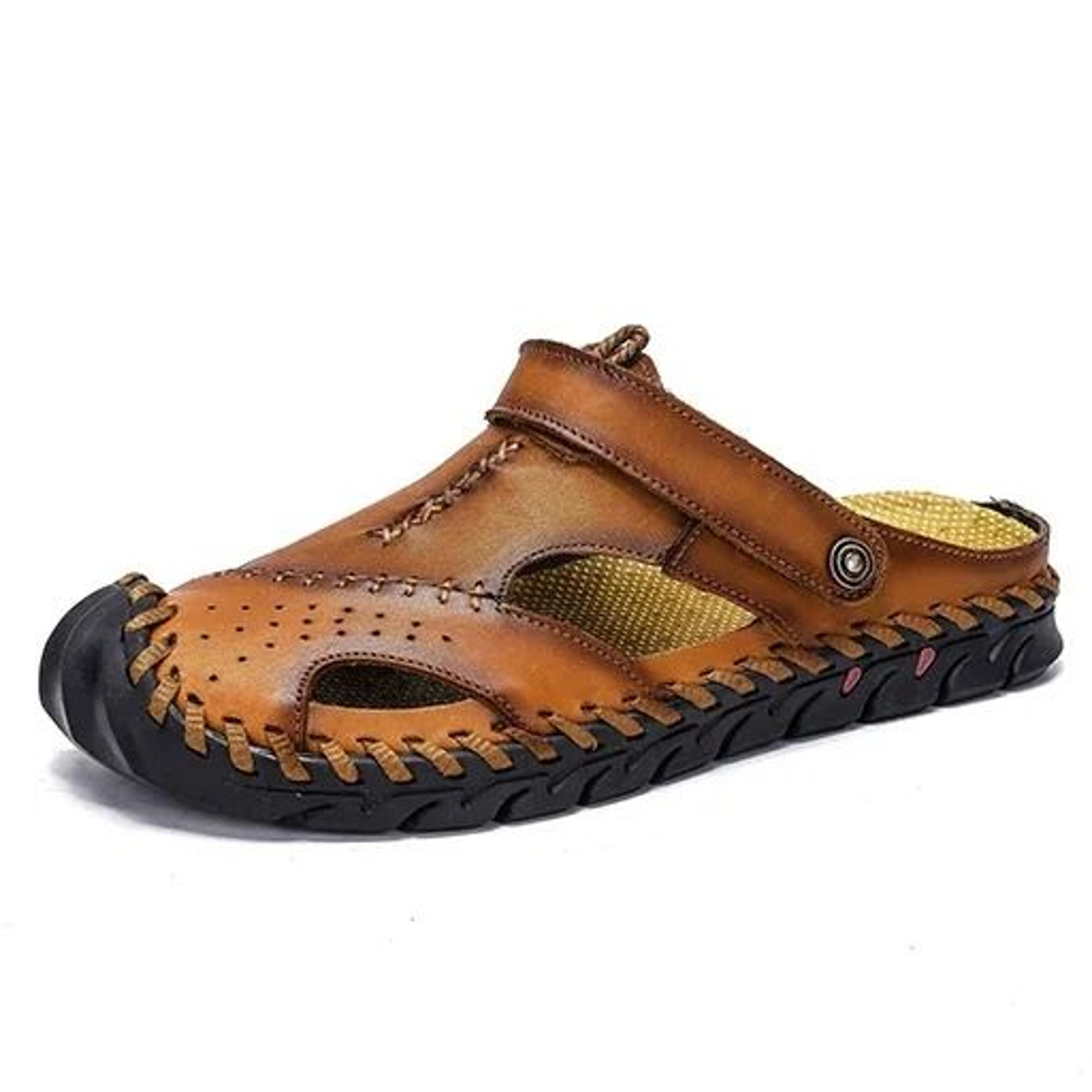 Mens Genuine Leather Outdoor Sandals 9