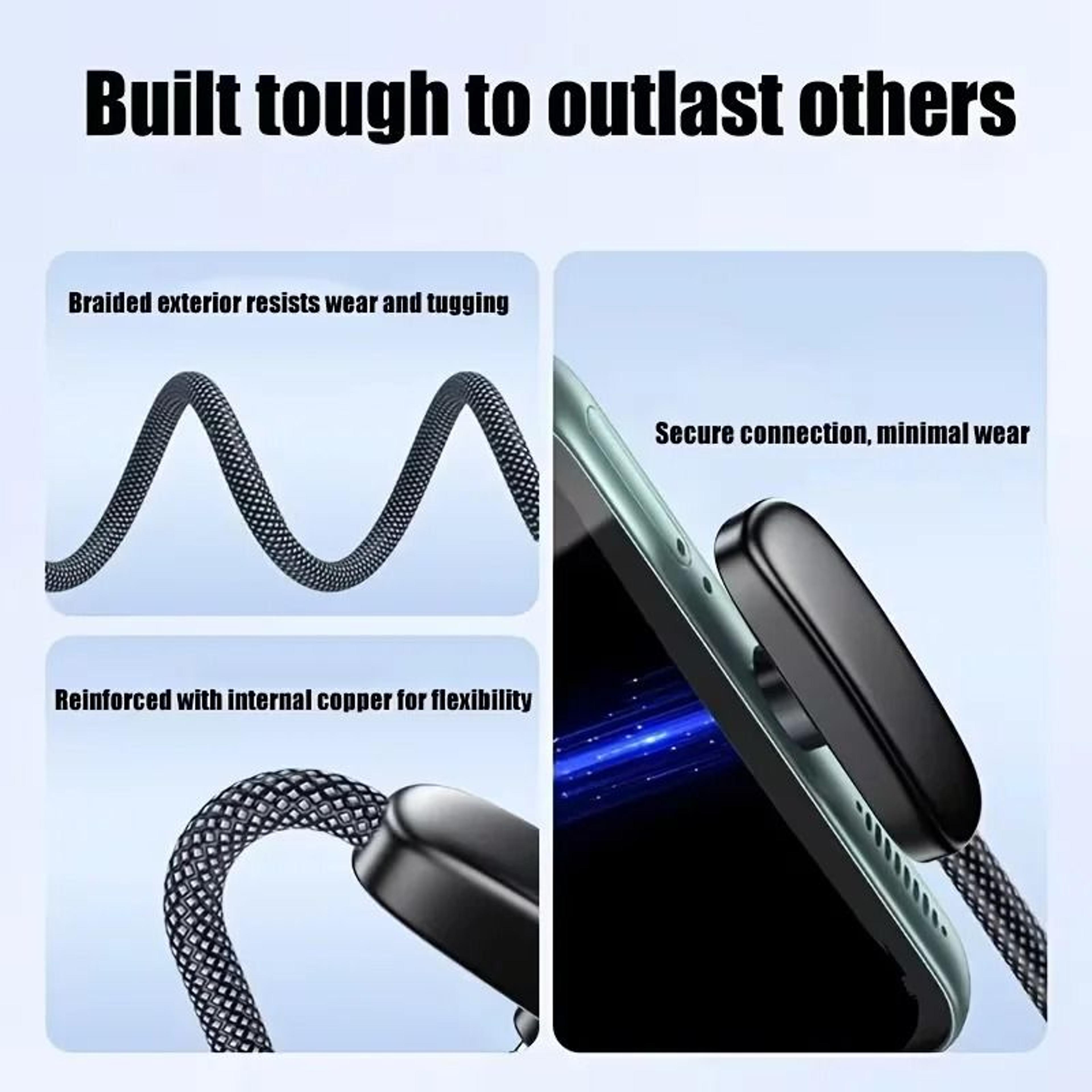 100W Right Angle USB C Fast Charging Cable 2