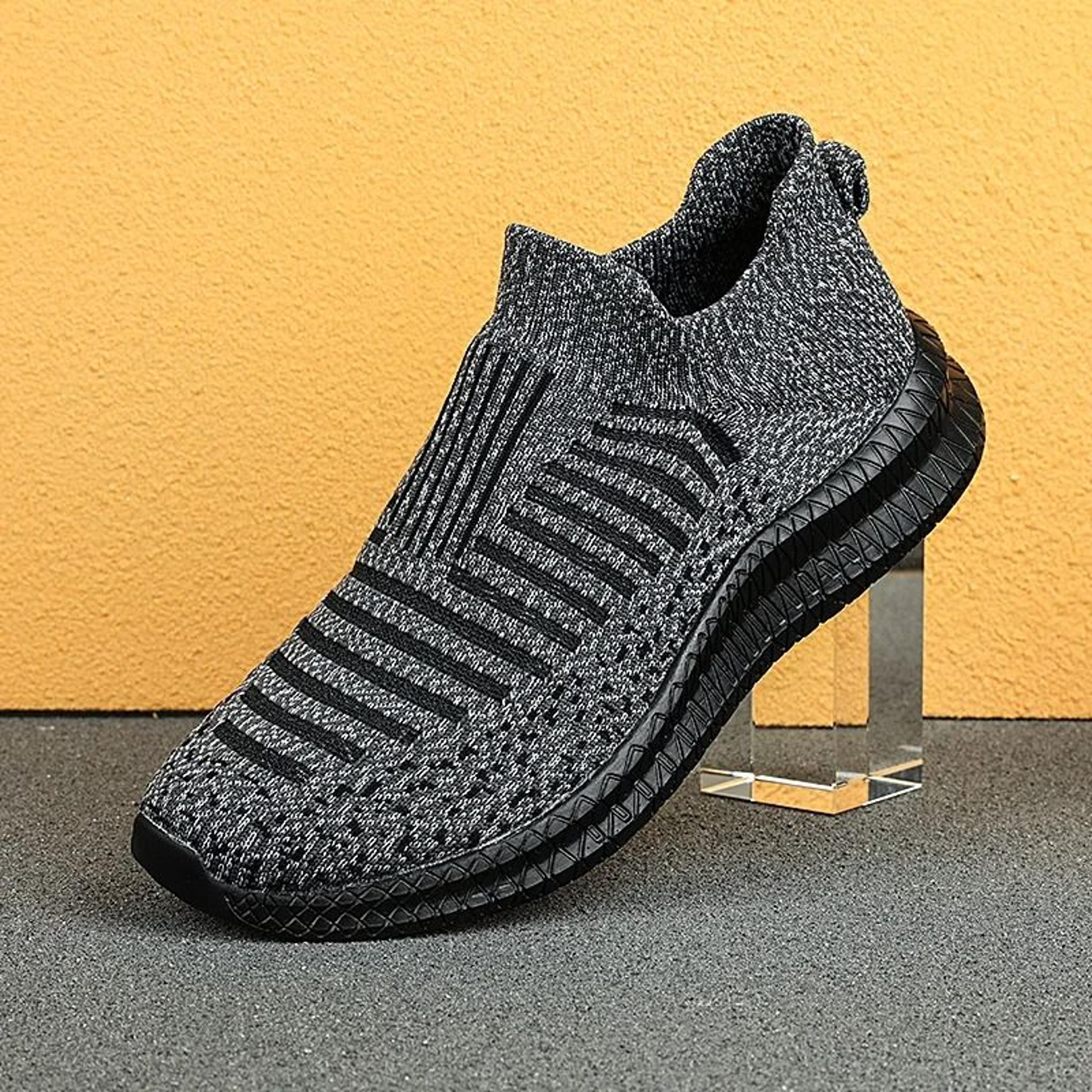 Mens Breathable Slip On Walking Sneakers 5
