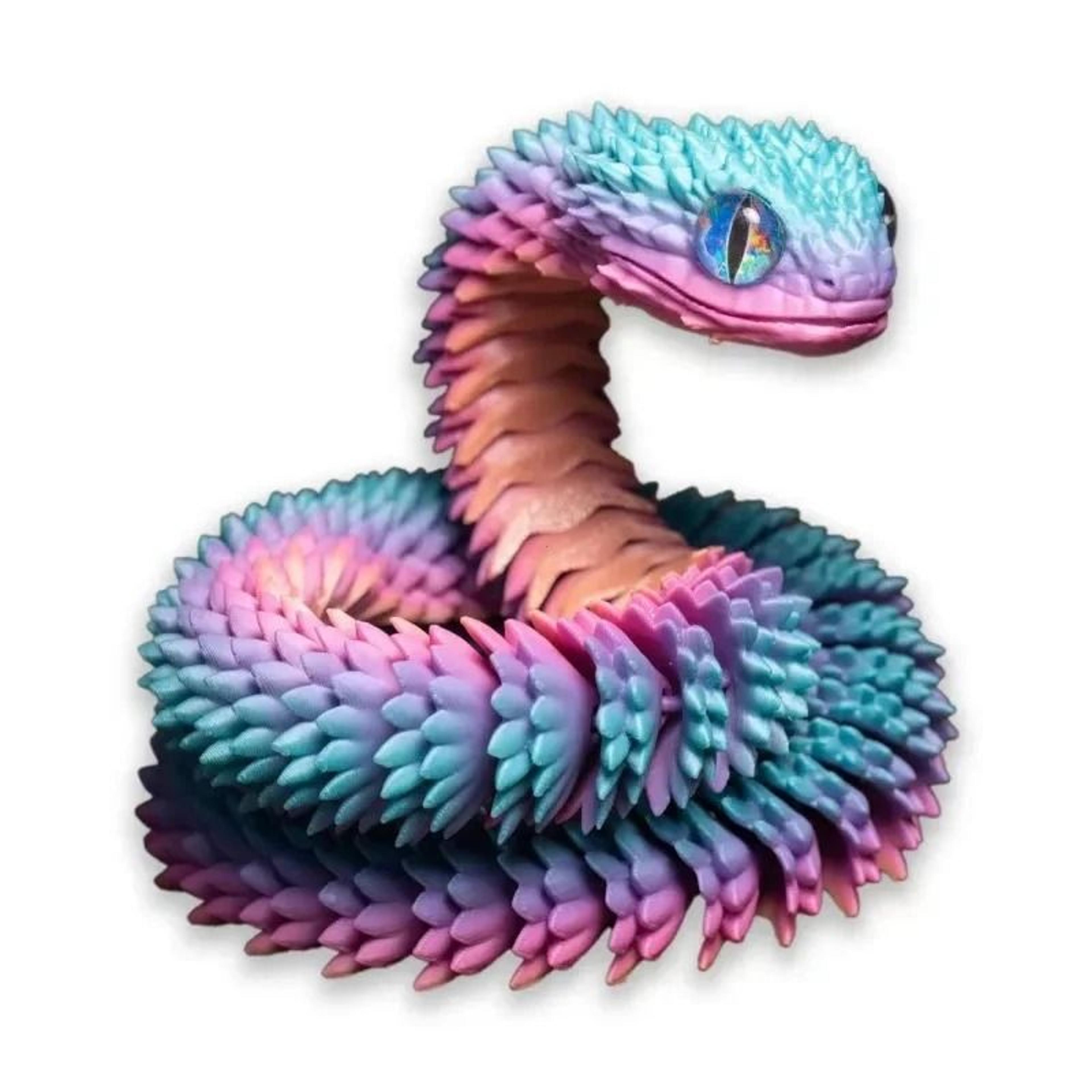 Articulated 3D Printed Snake Fidget Toy 10