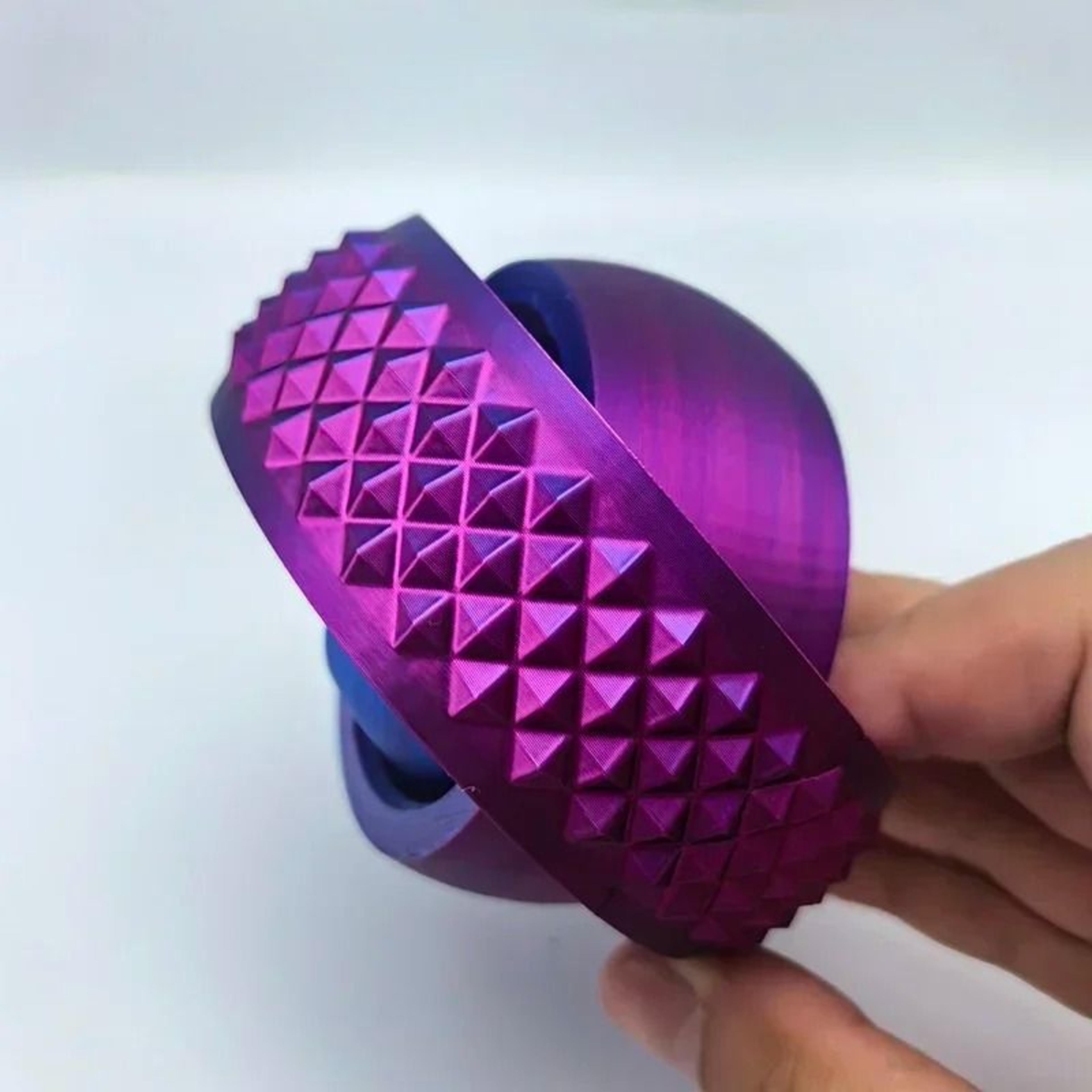 3D Printed Rotating Gyroscope Fidget Toy 5