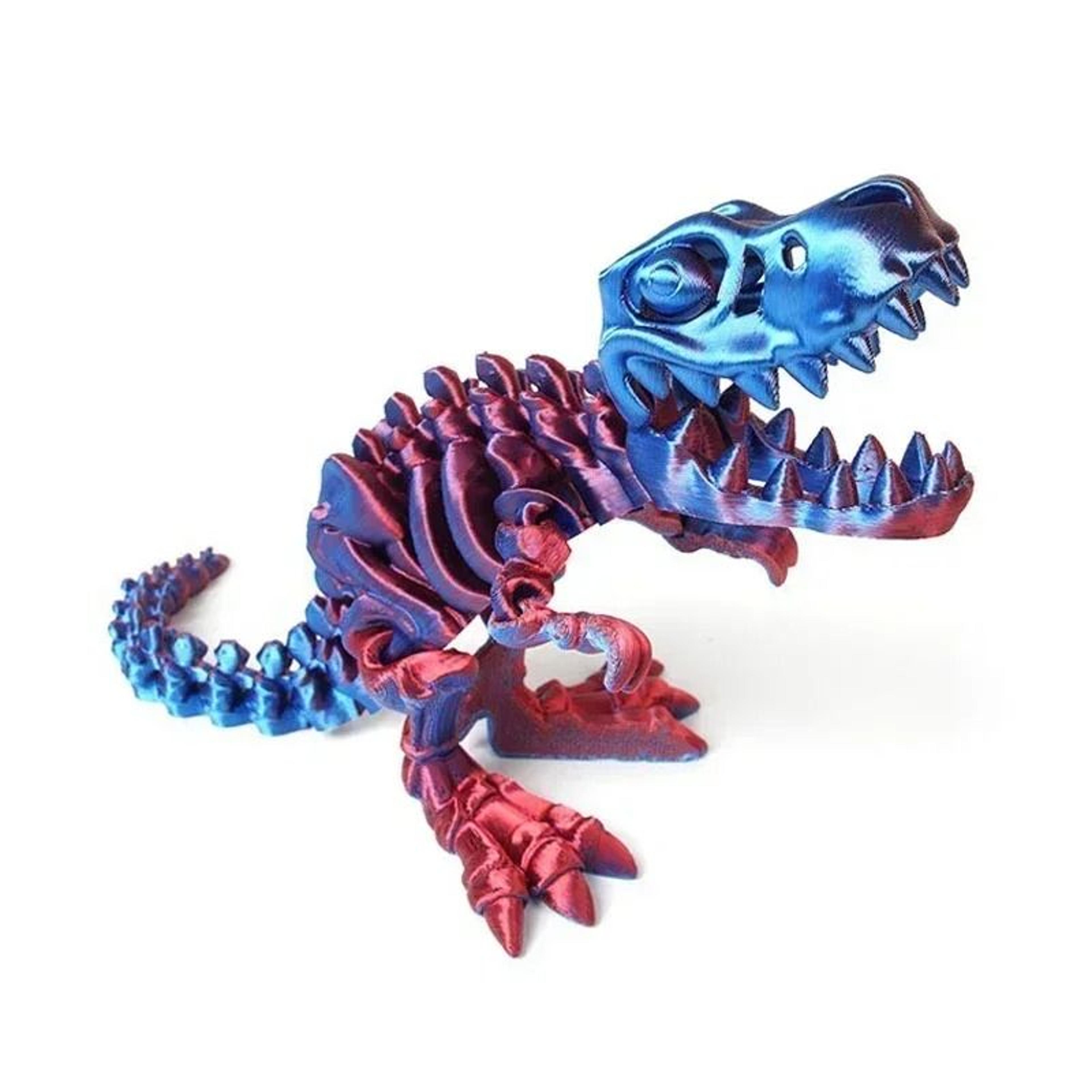 3D Printed Articulated Dragon Skeleton Fidget Toy 7