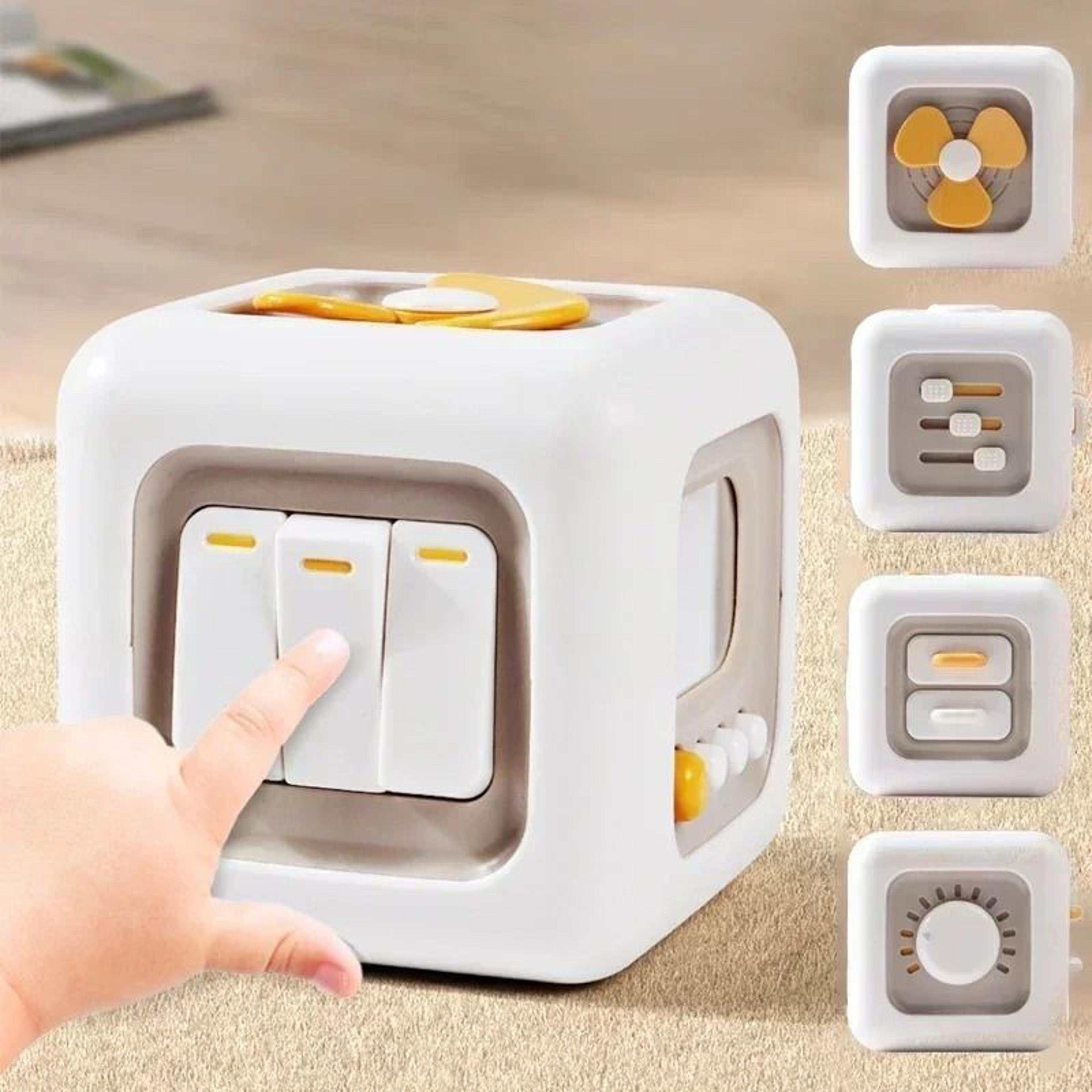6 In 1 Montessori Sensory Activity Cube 0