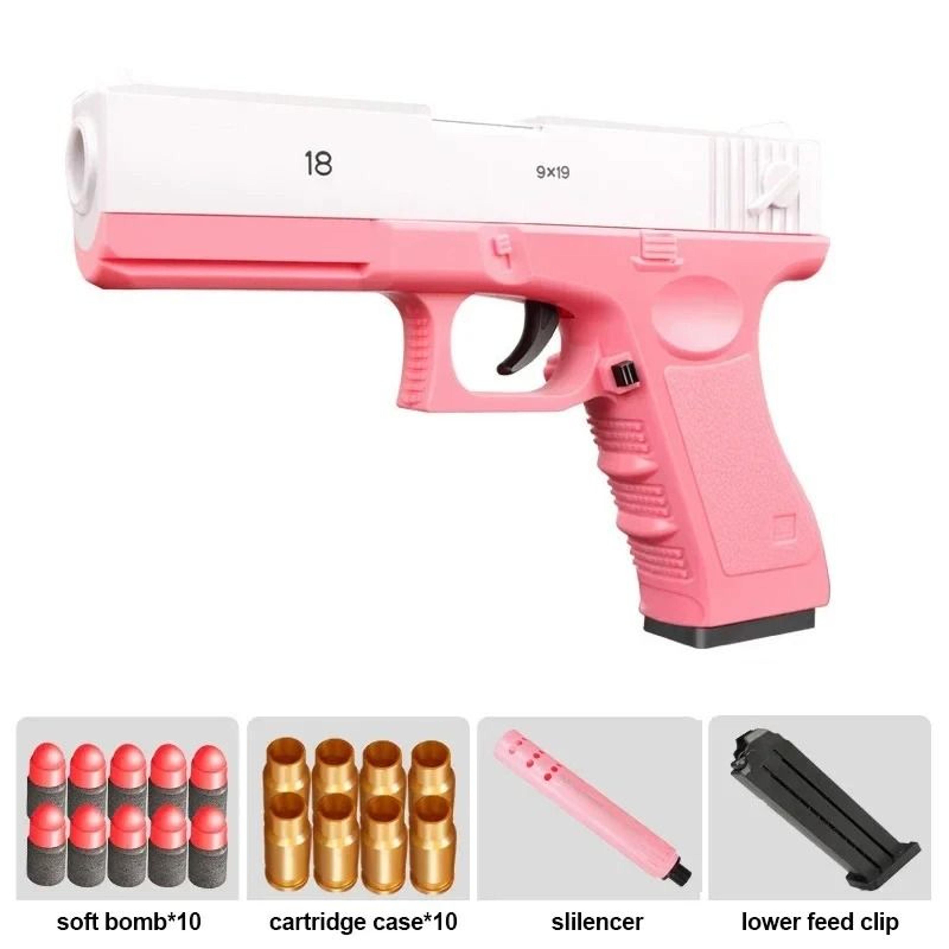 Foam Dart Blaster Toy Pistol With Shell Ejection 4
