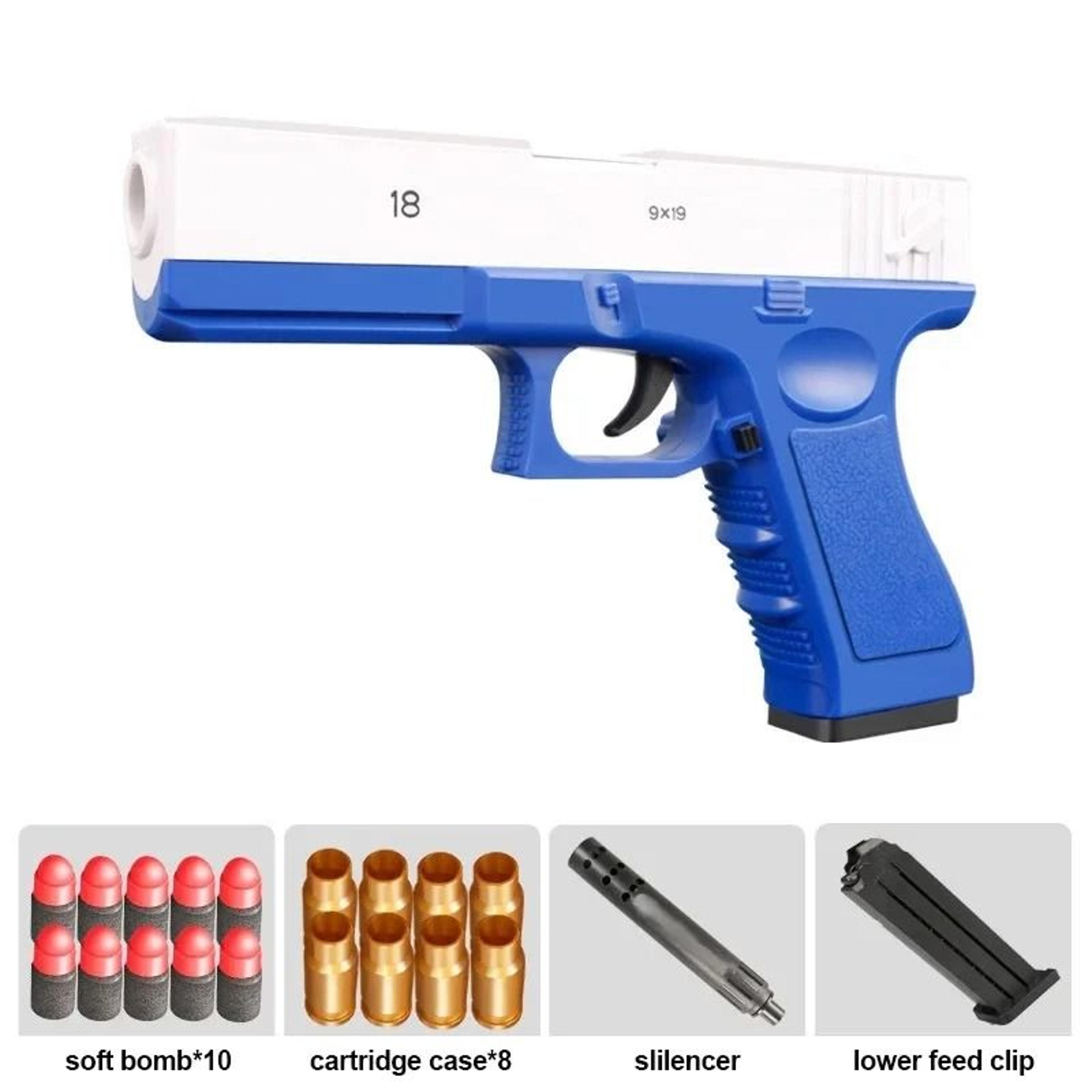 Foam Dart Blaster Toy Pistol With Shell Ejection 6
