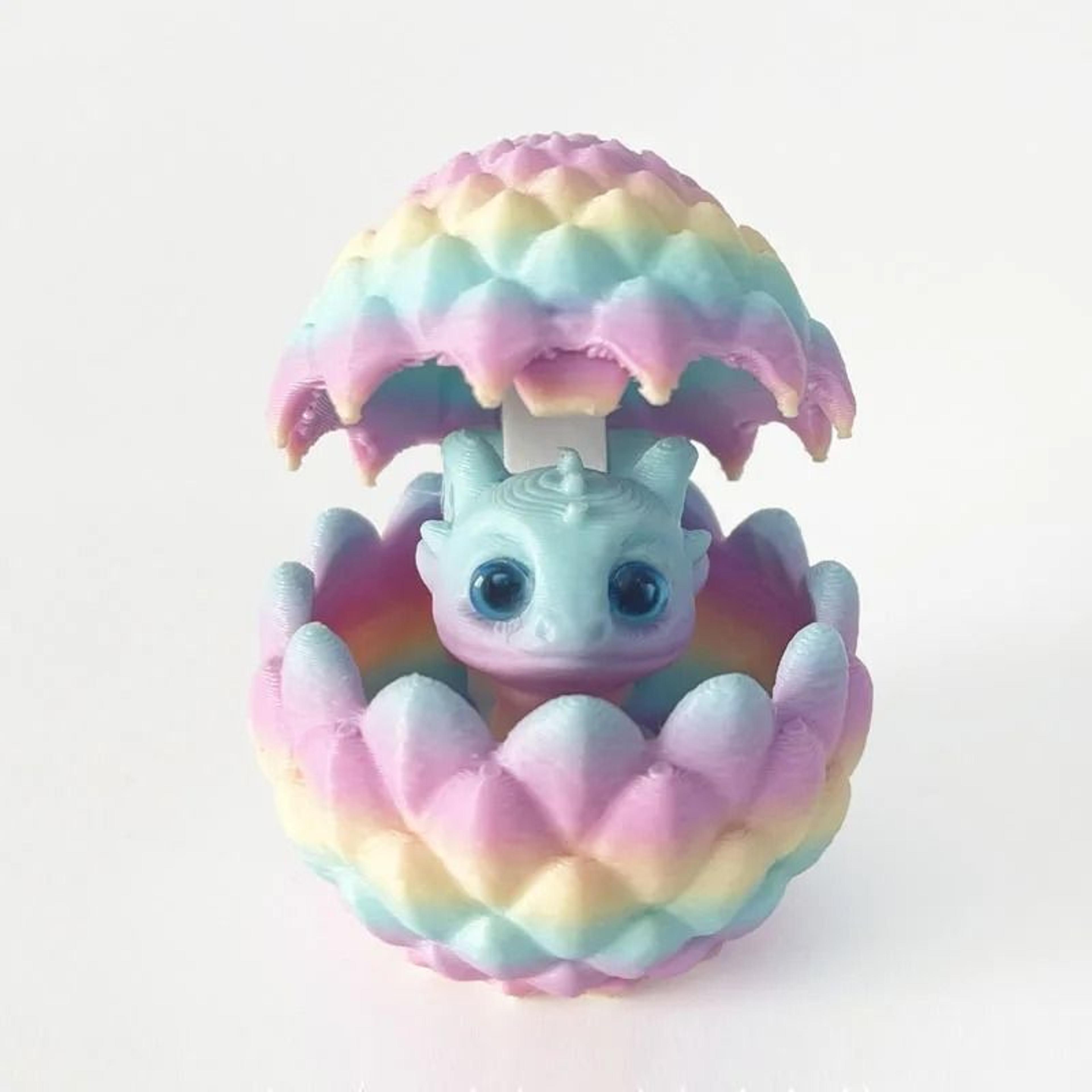 Dragon Egg With Baby Dragon 3D Printed Fantasy Desktop Decor 8