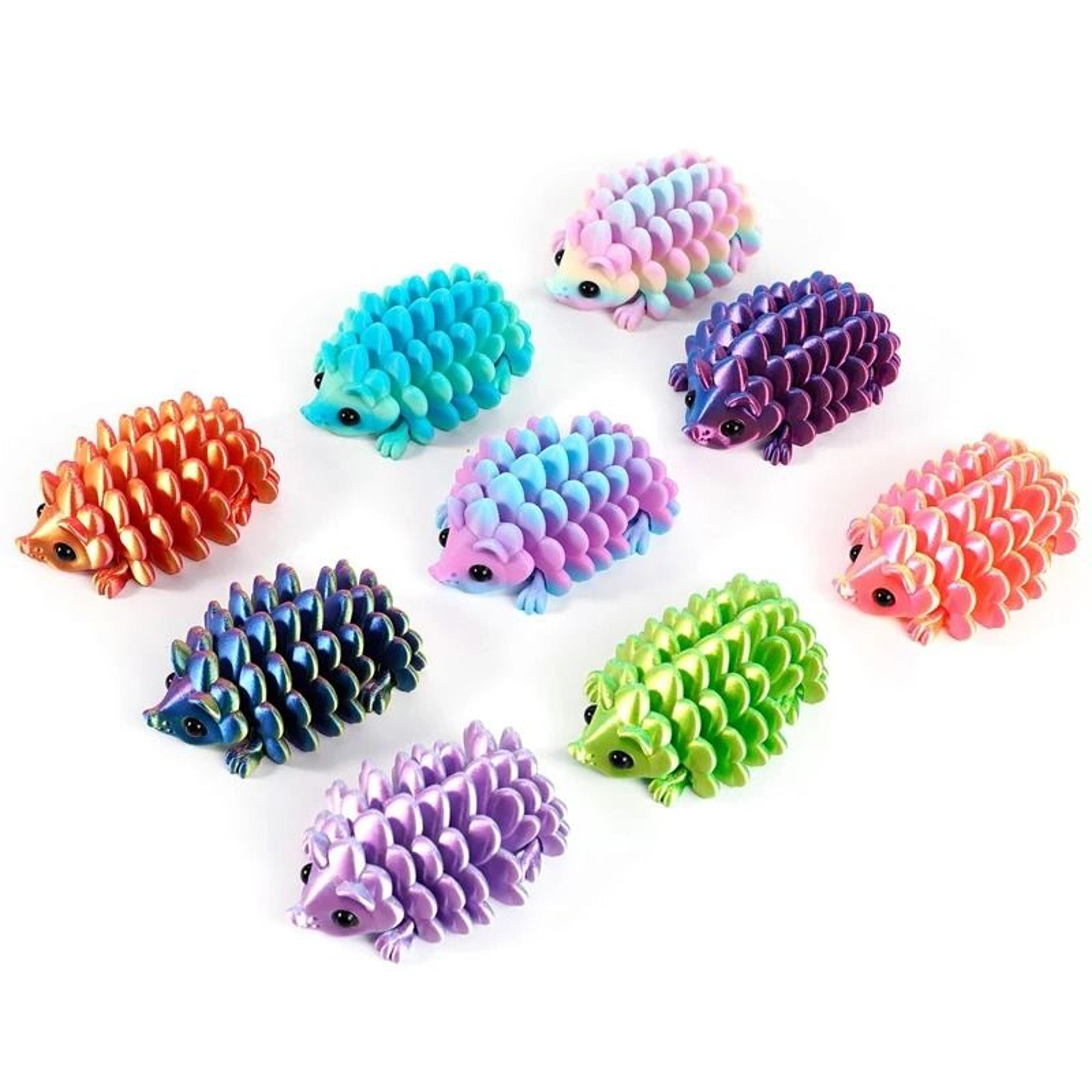 Articulated Hedgehog Figurine 3D Printed Collectible Desktop Decor 3