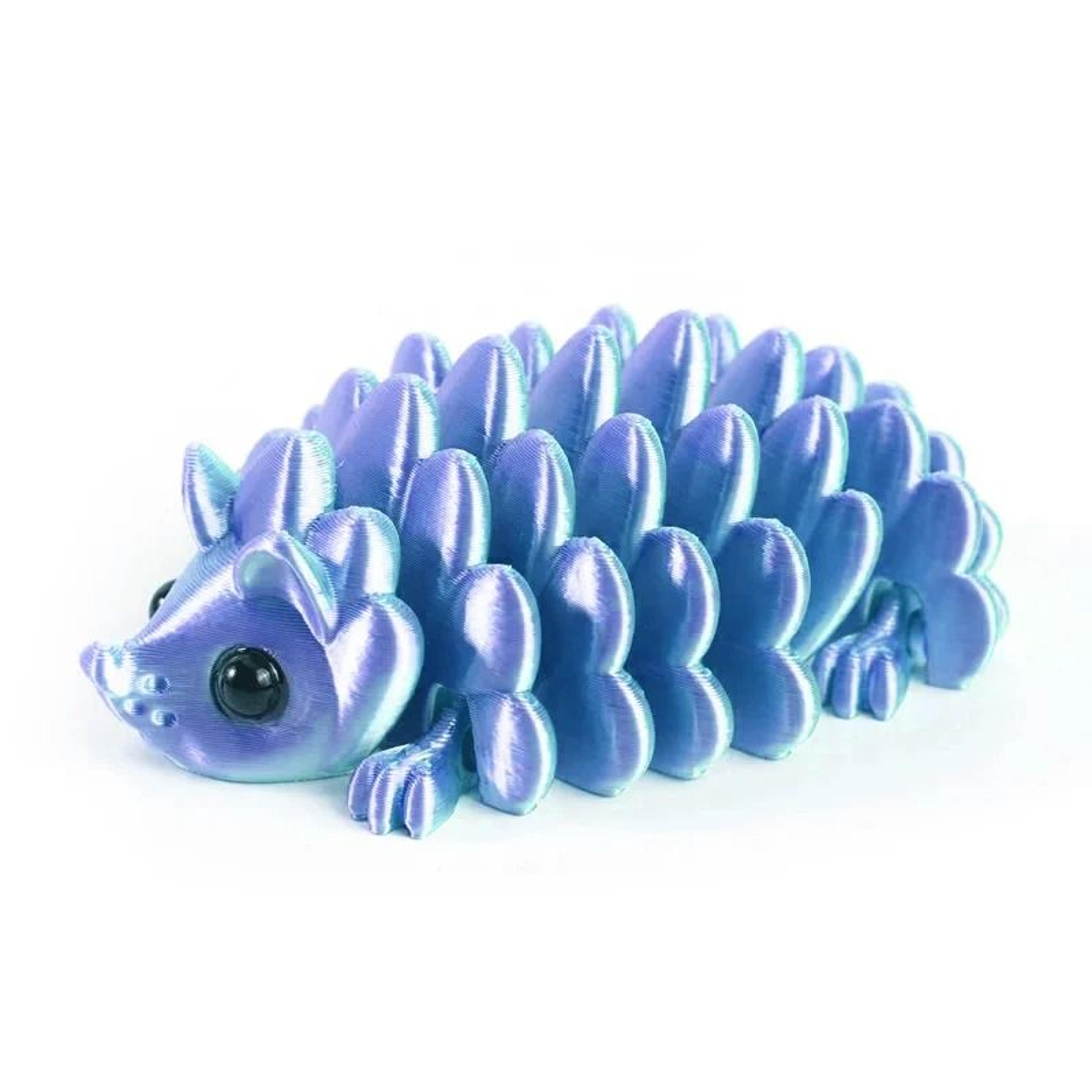 Articulated Hedgehog Figurine 3D Printed Collectible Desktop Decor 8