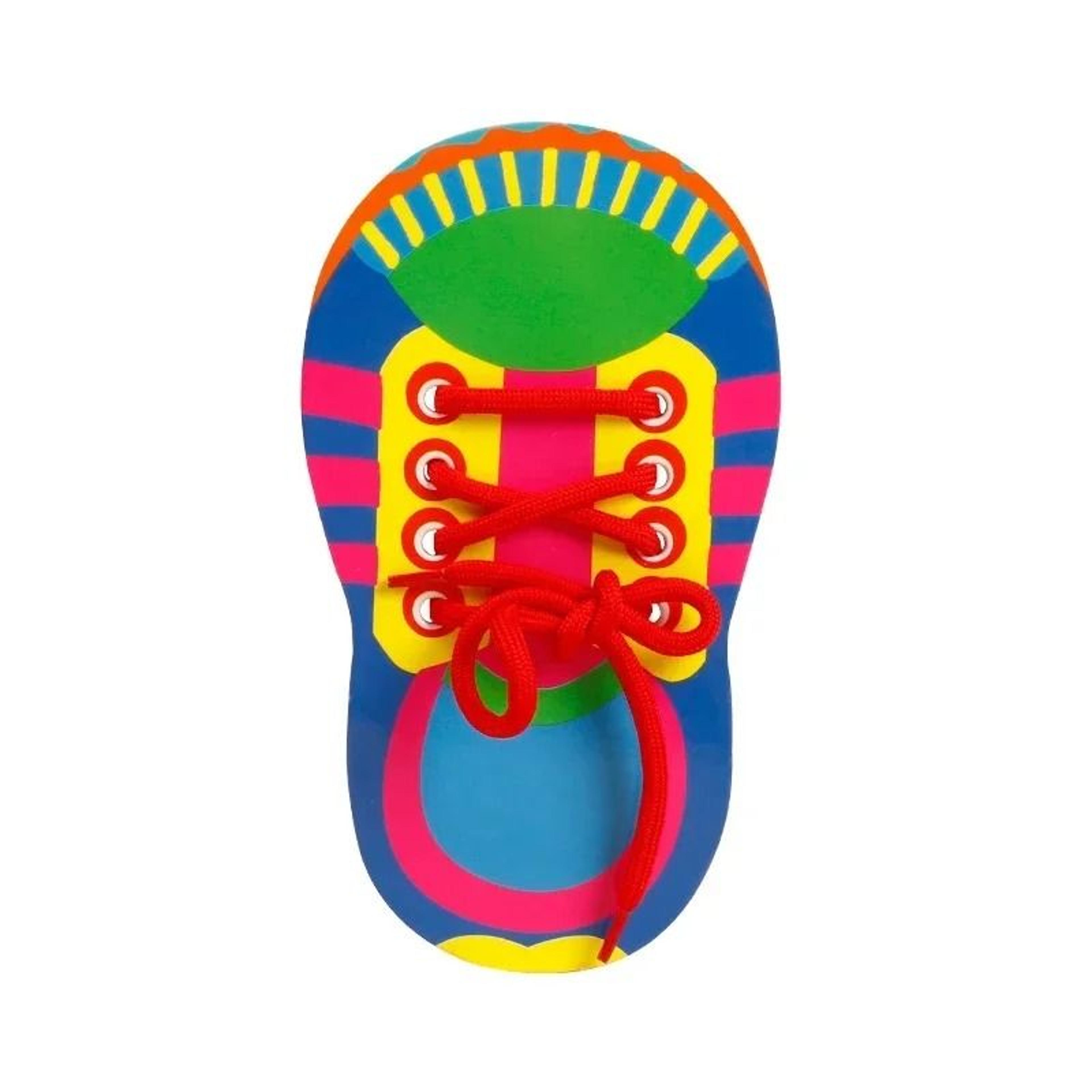 Shoelace Learning Toy For Kids Fine Motor Skills Educational Activity Board 5