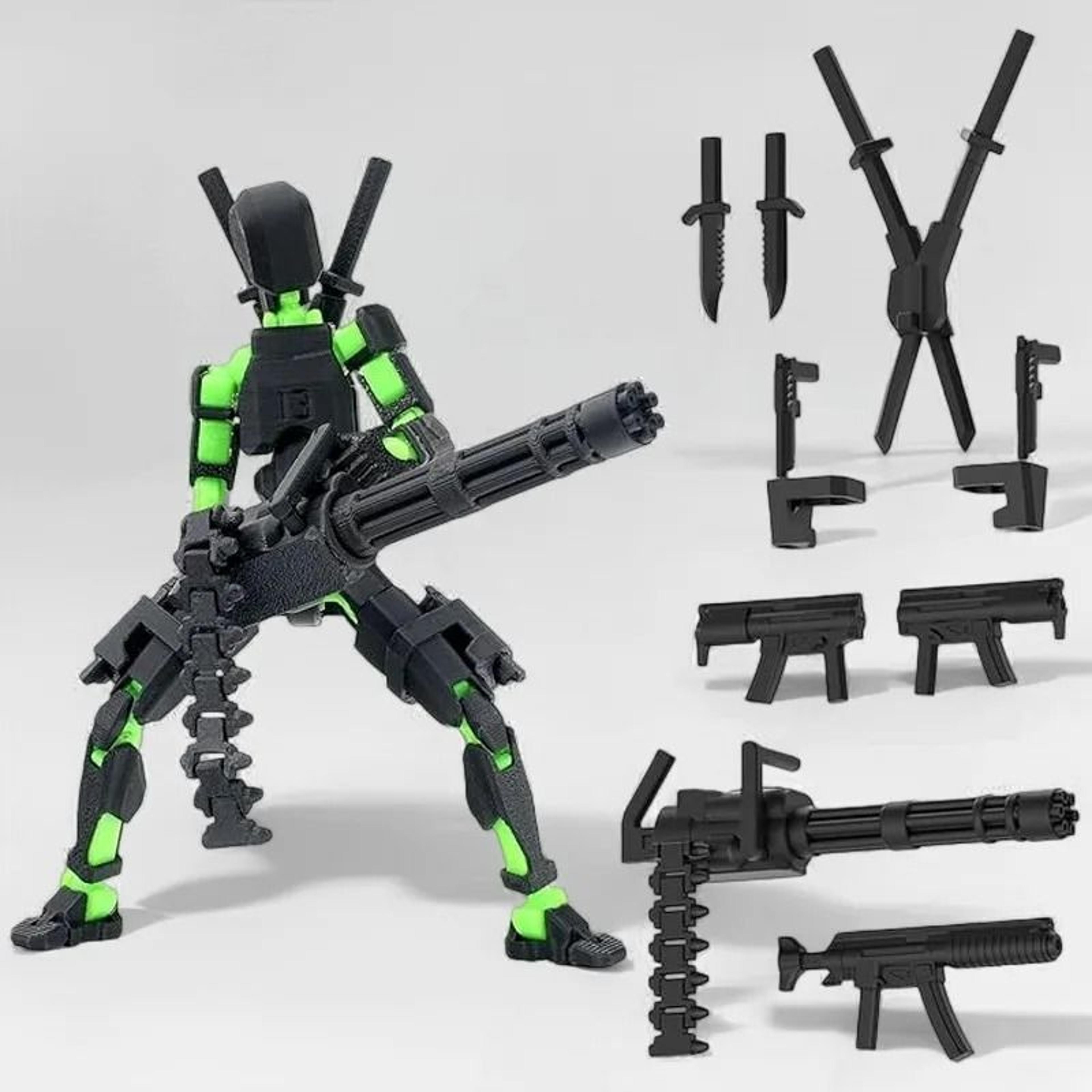 Titan 13 Robot Action Figure Set 3D Printed Poseable Collectible Toy 1