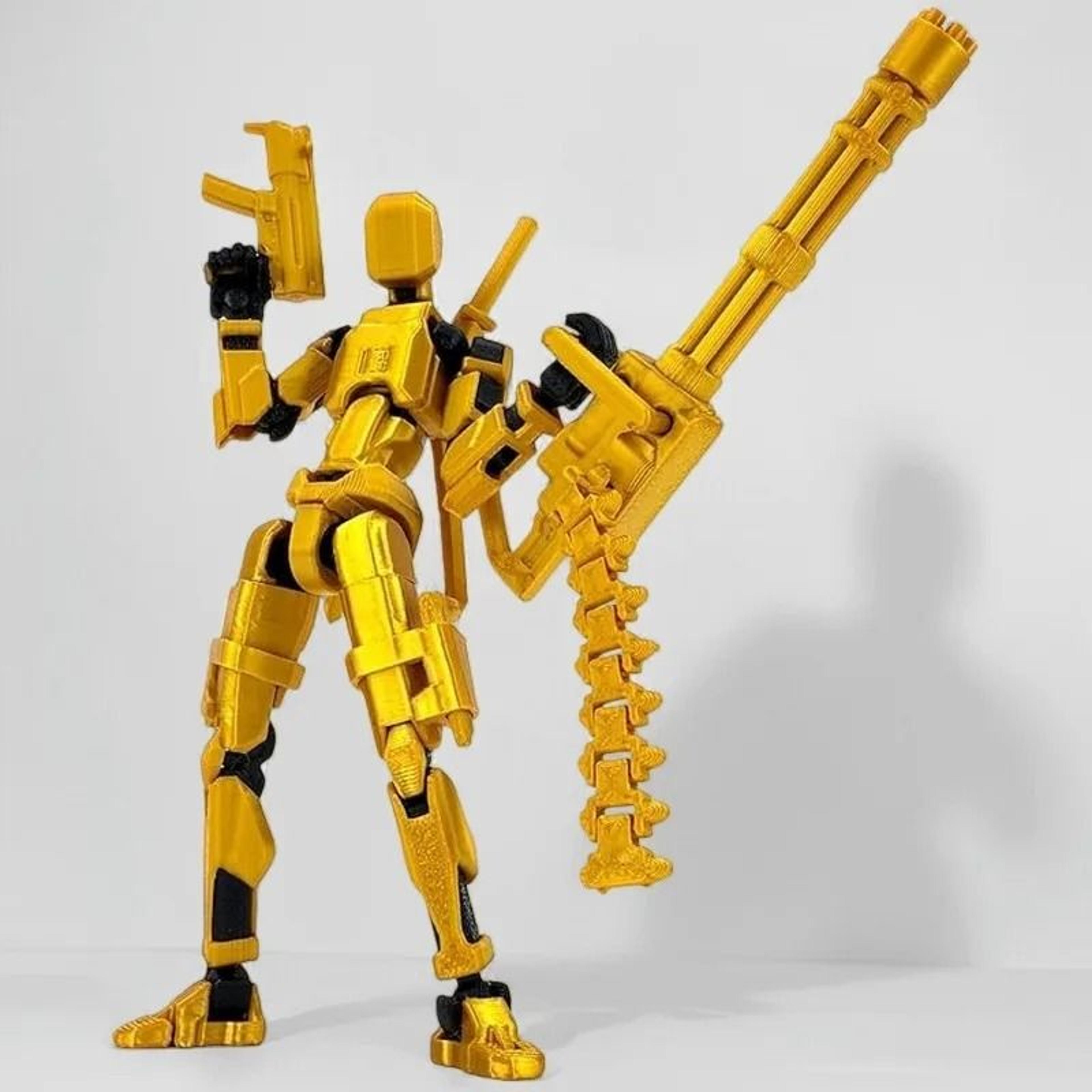 Titan 13 Robot Action Figure Set 3D Printed Poseable Collectible Toy 3