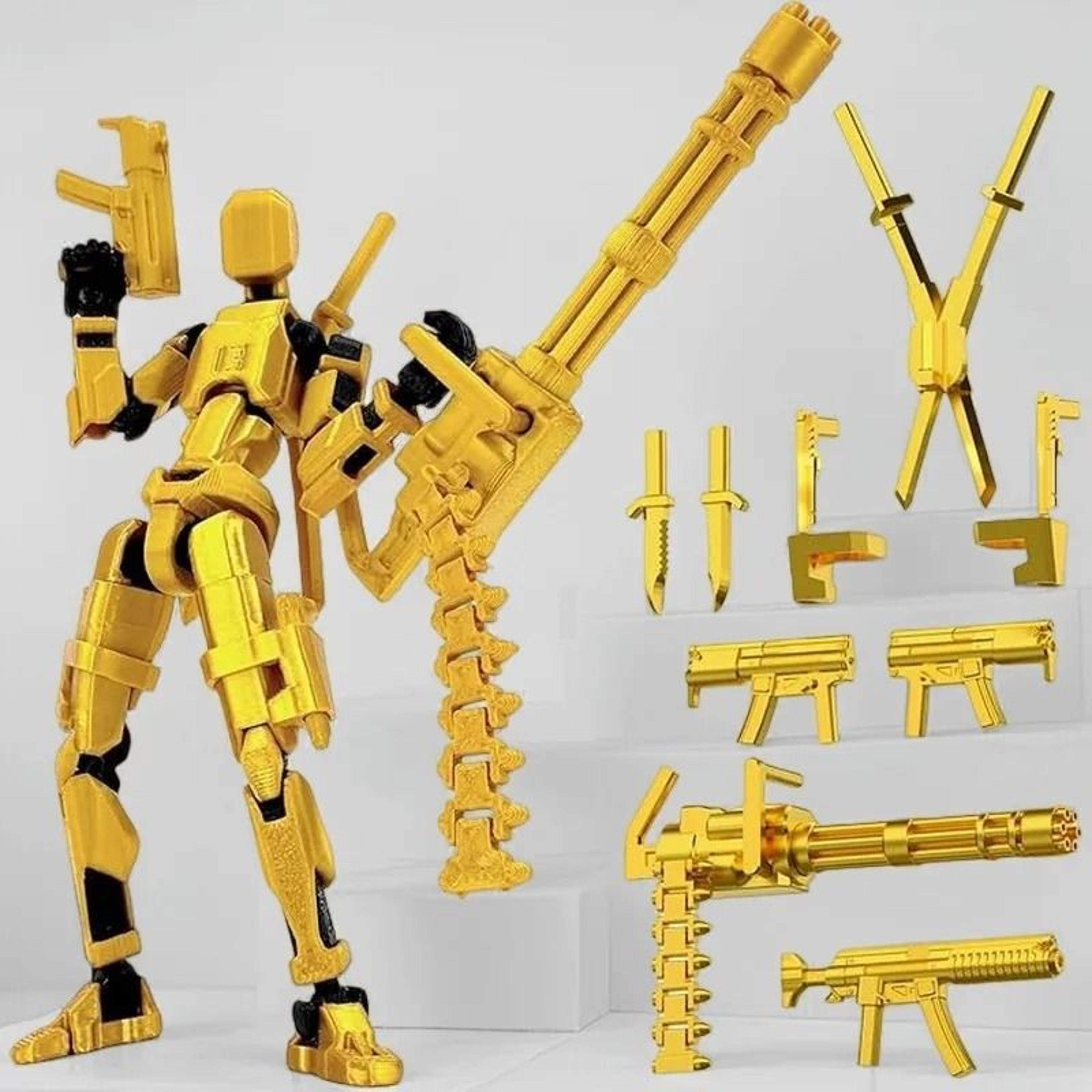 Titan 13 Robot Action Figure Set 3D Printed Poseable Collectible Toy 6