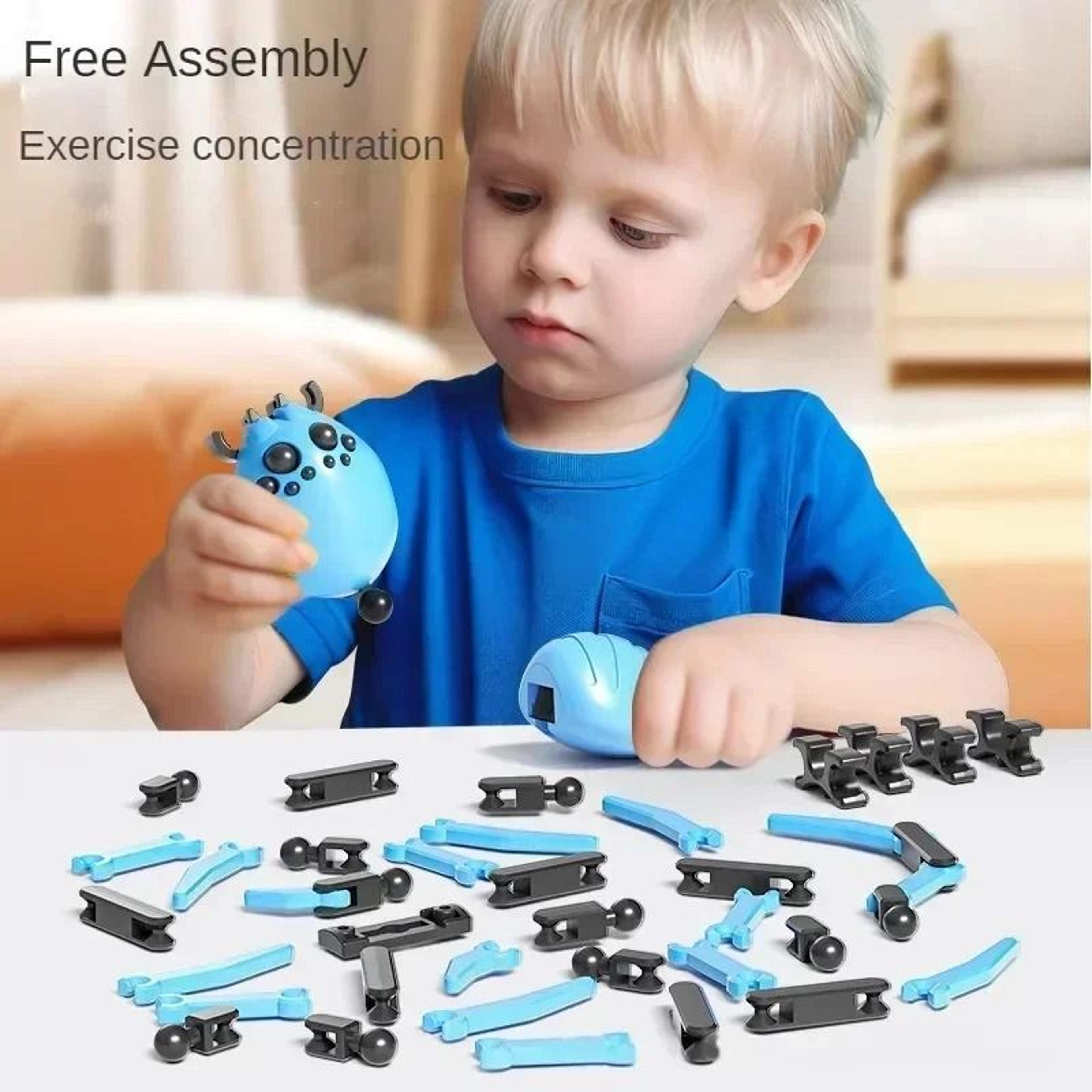 Articulated Robot Spider Toy With Suction Cup 3D Printed Collectible 3