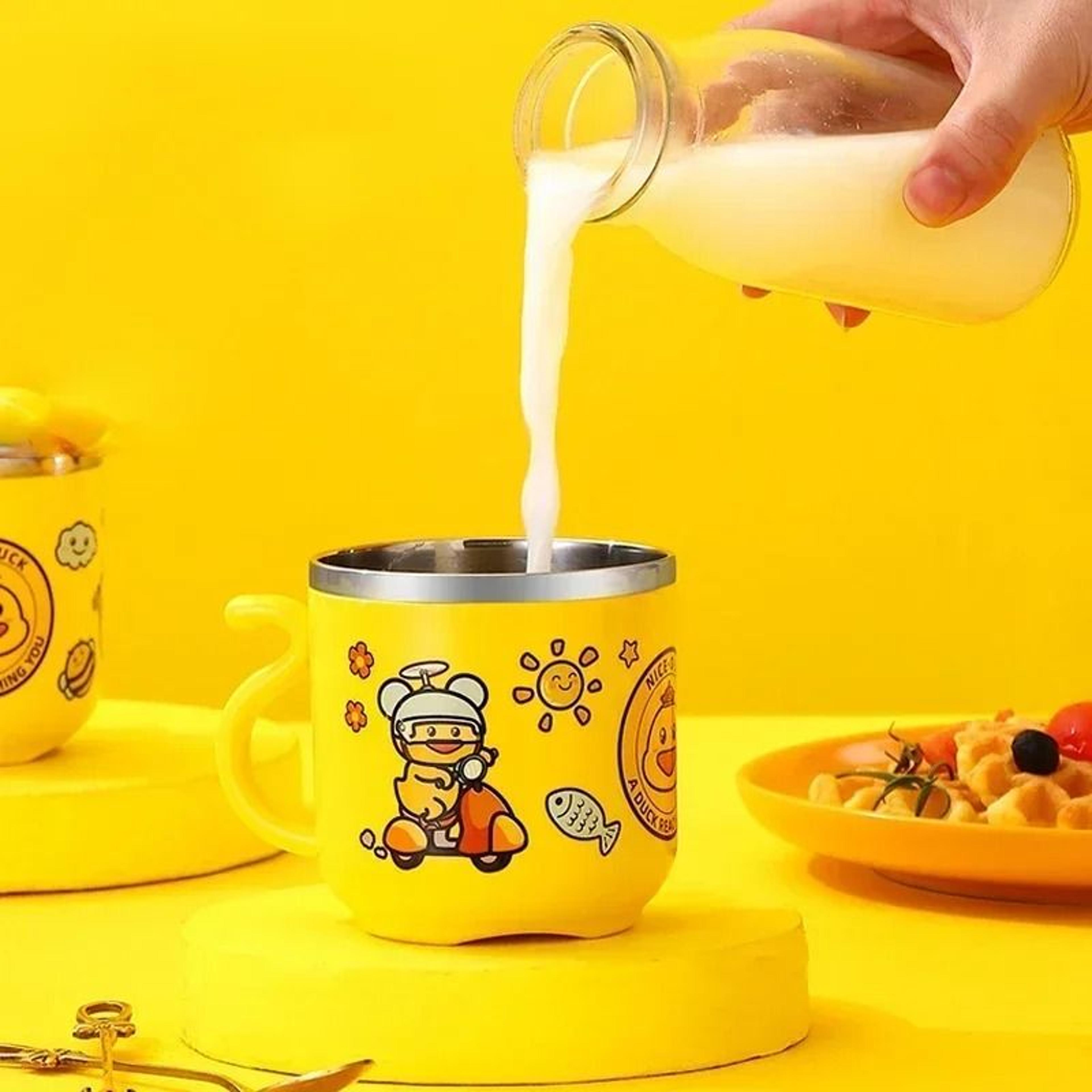Kids Straw Water Bottle Leakproof Cartoon Sippy Cup 101 Fl Oz 2