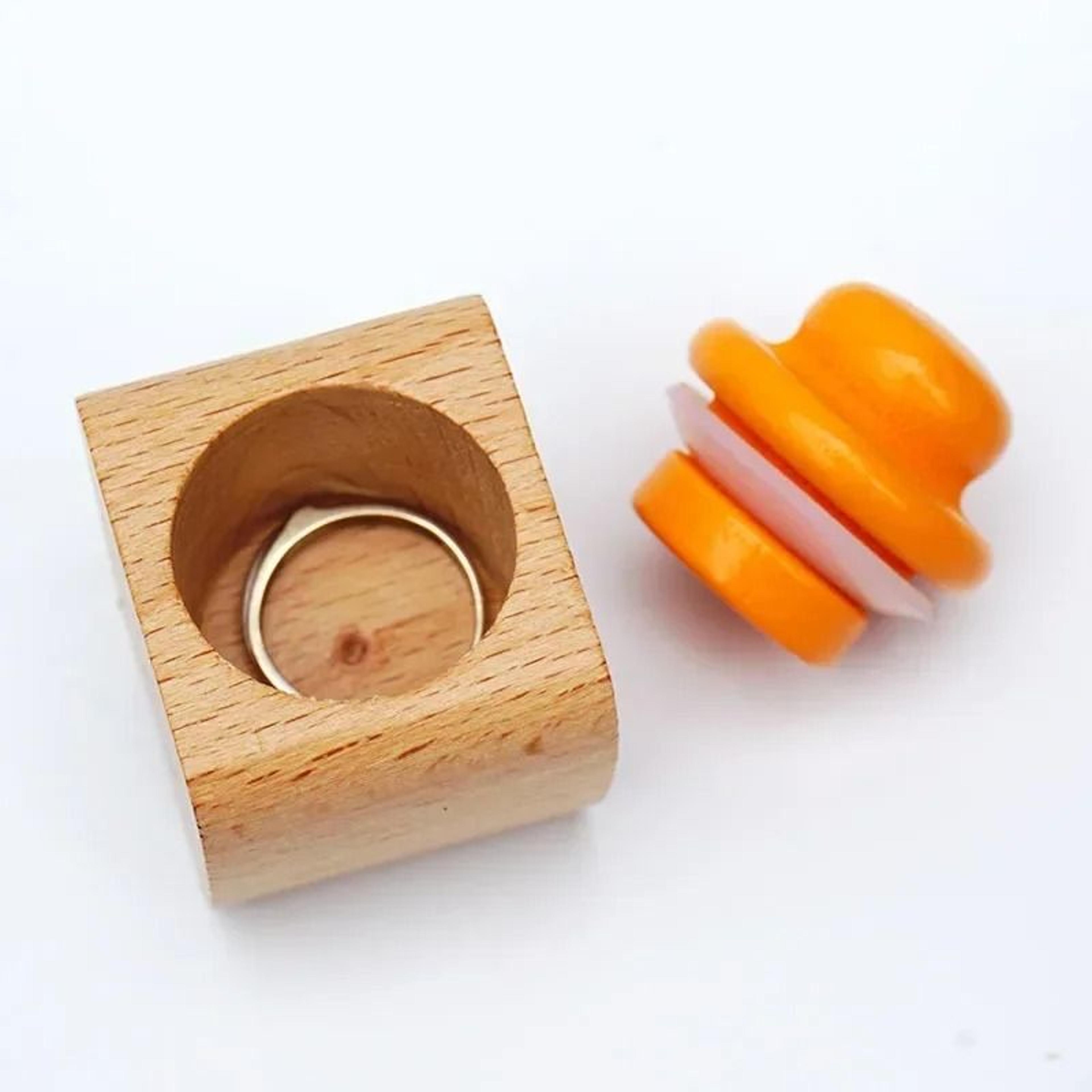 Wooden Milk Teeth Keepsake Box Baby Memory Storage Organizer 3