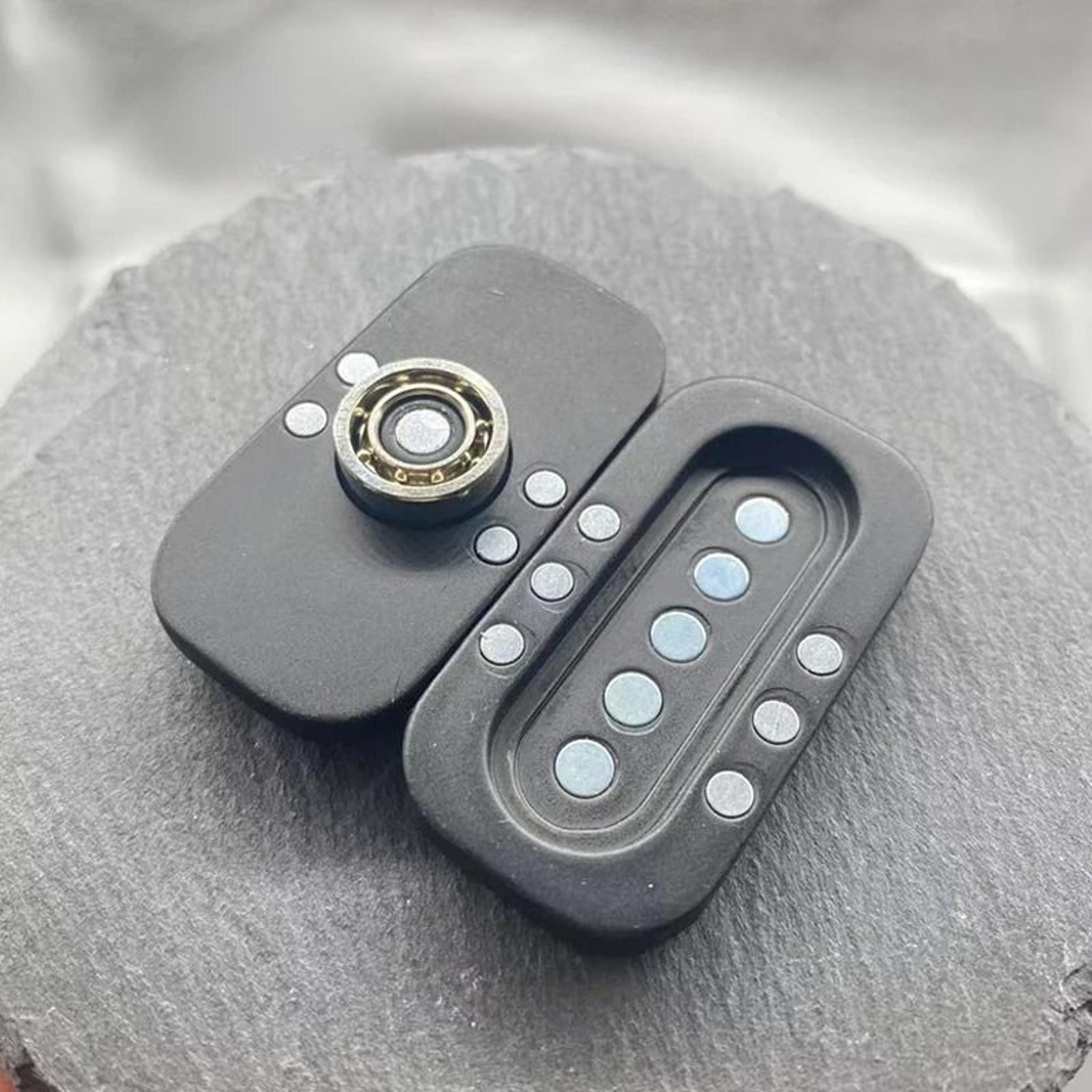 Owl Magnetic Fidget Slider Metal Desk Toy And Hand Spinner 1