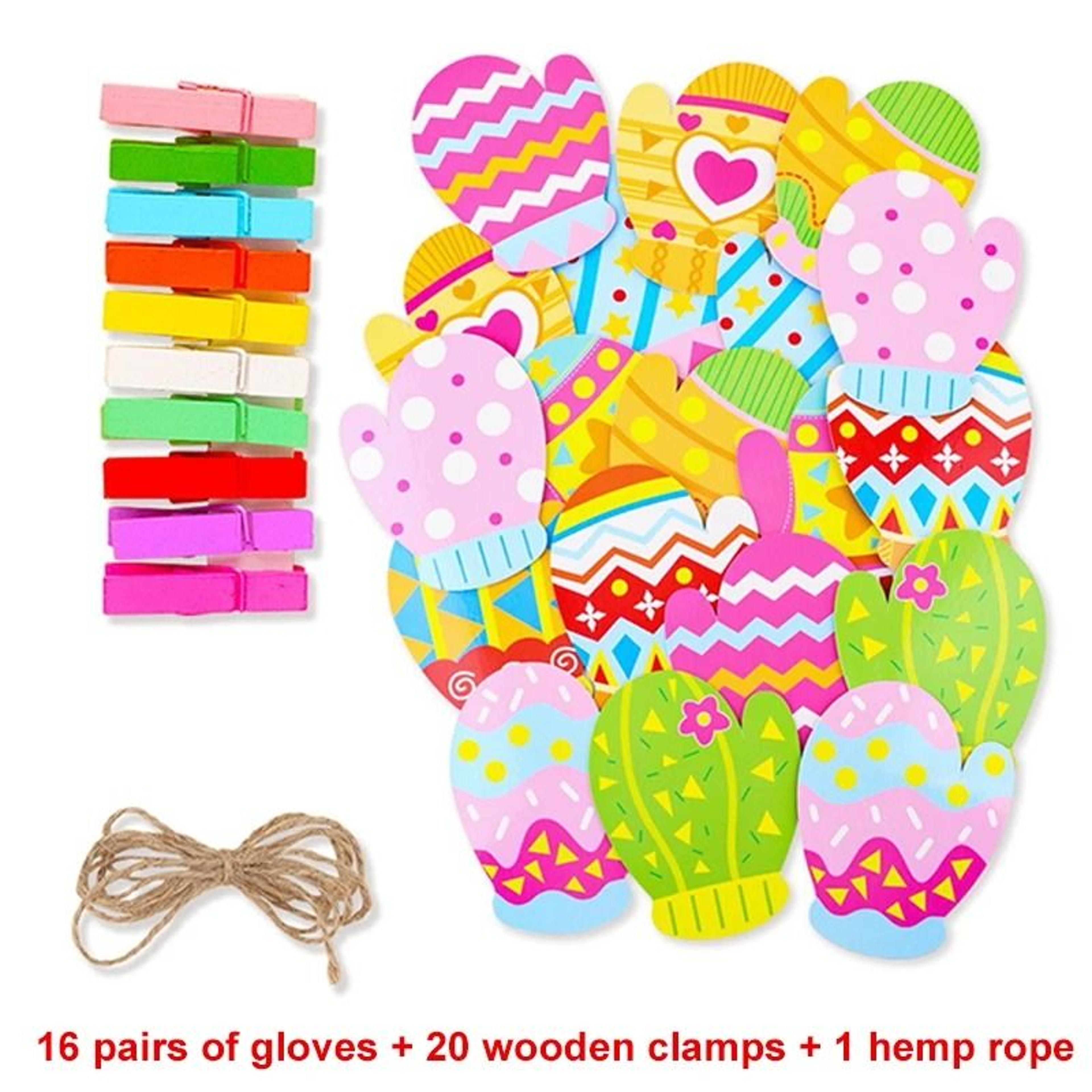 Montessori Color Matching Sock Game Fine Motor Learning Toy For Toddlers 9