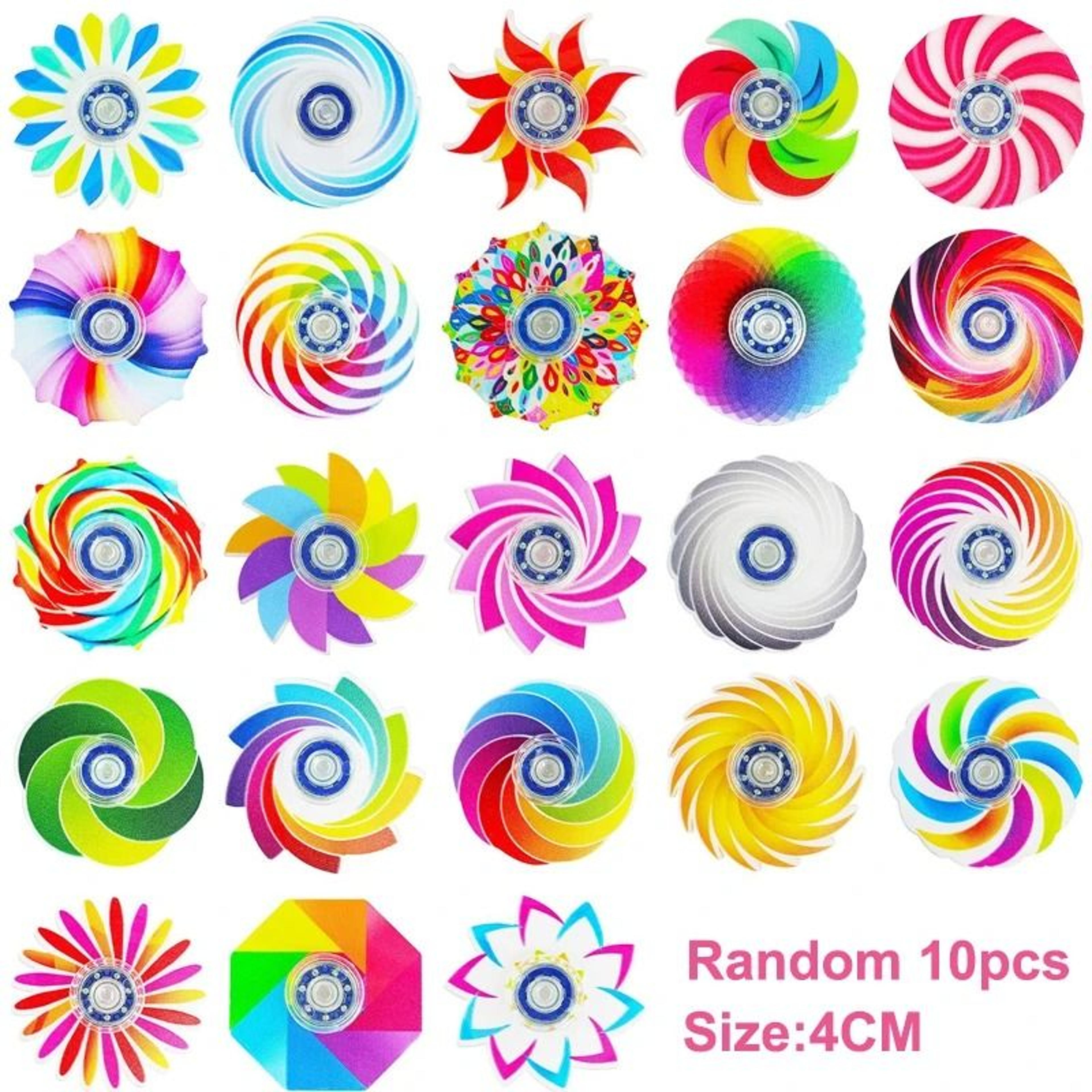 10 Pack Fidget Spinners Stress Relief Toy Set For Kids And Adults 7