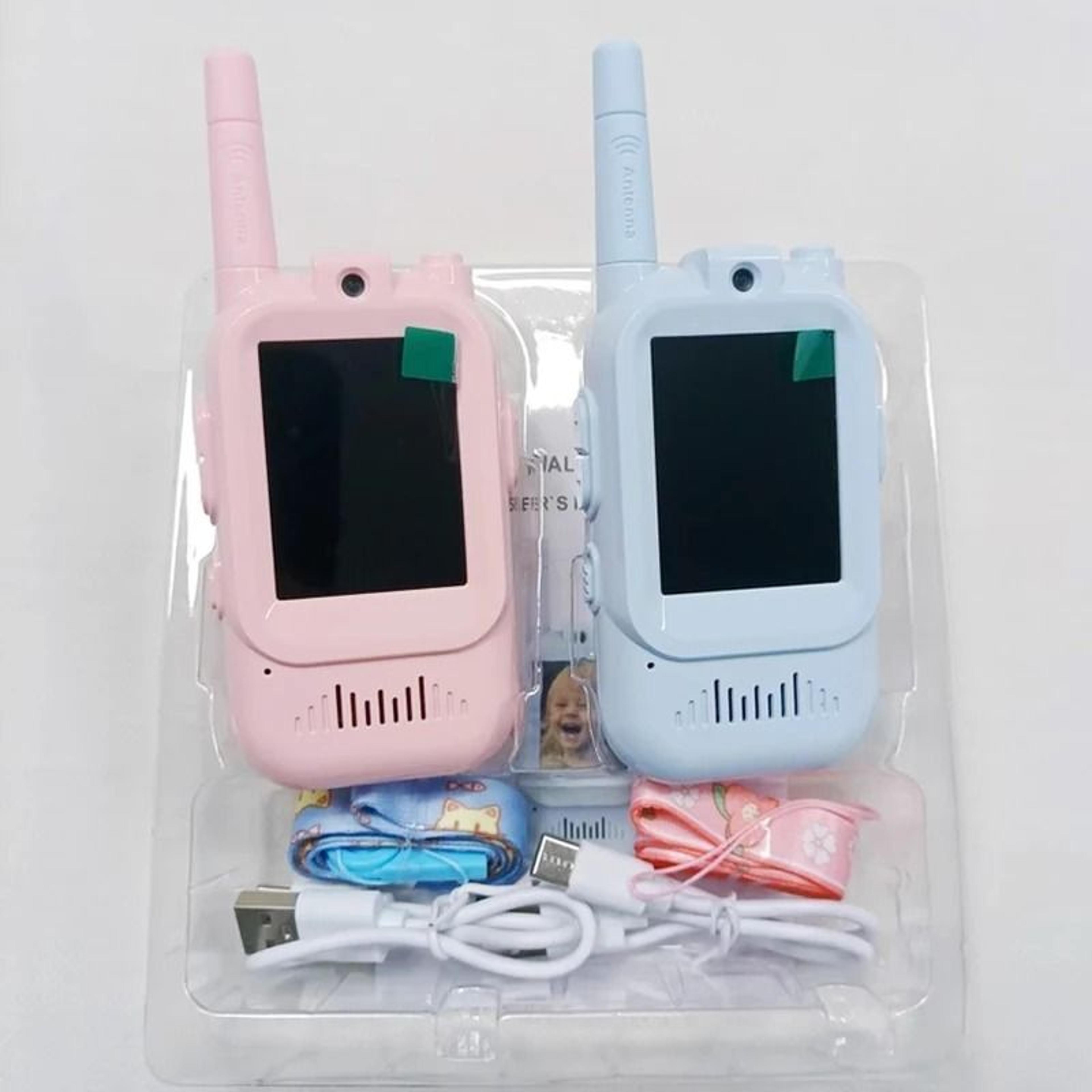 Kids Video Walkie Talkie Set Rechargeable Two Way Communication Toy 4