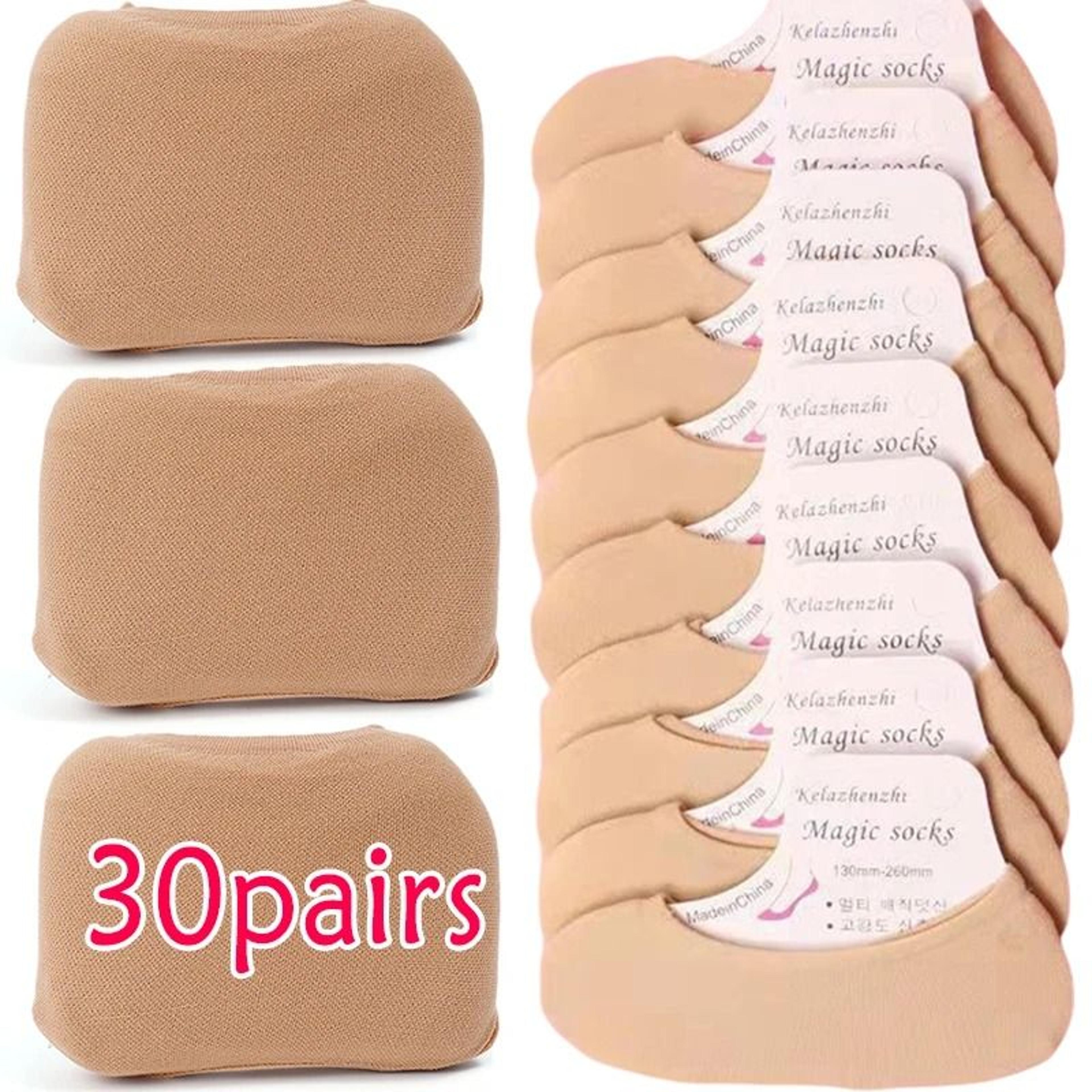 No Show Ice Silk Socks Breathable Non Slip Low Cut Socks Bulk Pack 11