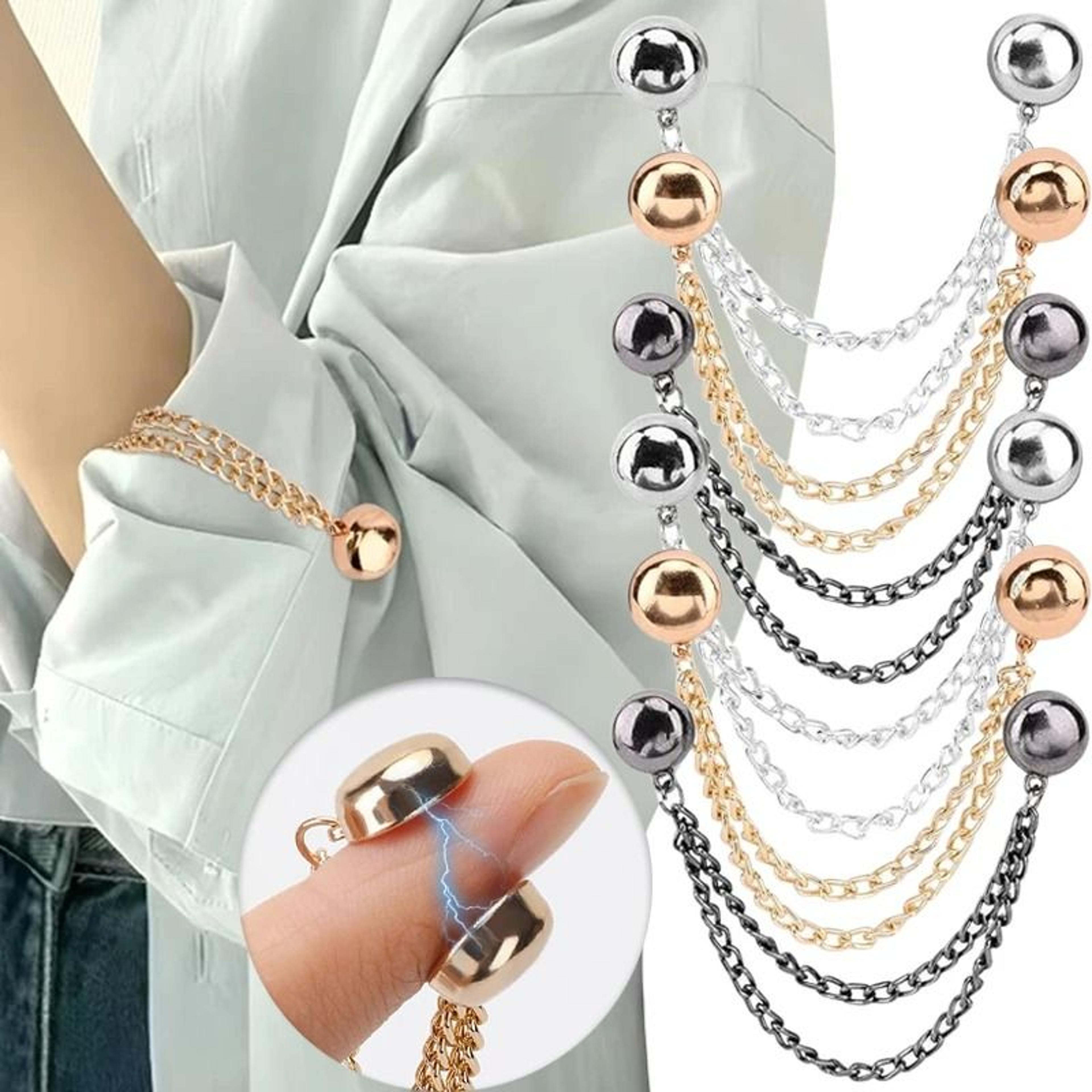 Magnetic Pant Leg Clips Adjustable Trouser Cinch Clips For Pants And Jeans 0