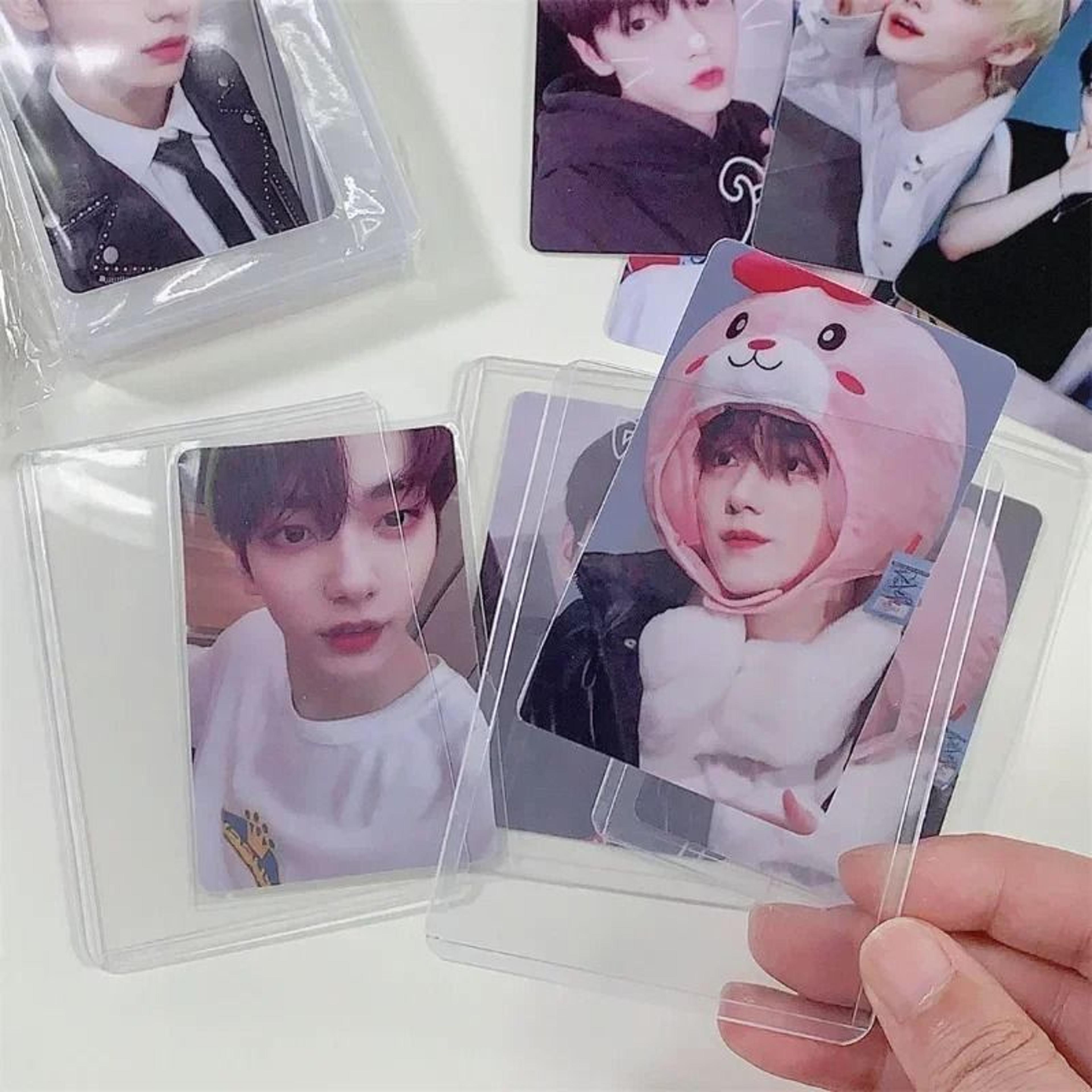 Hard Plastic Trading Card Sleeves Clear Protective Card Holders 4