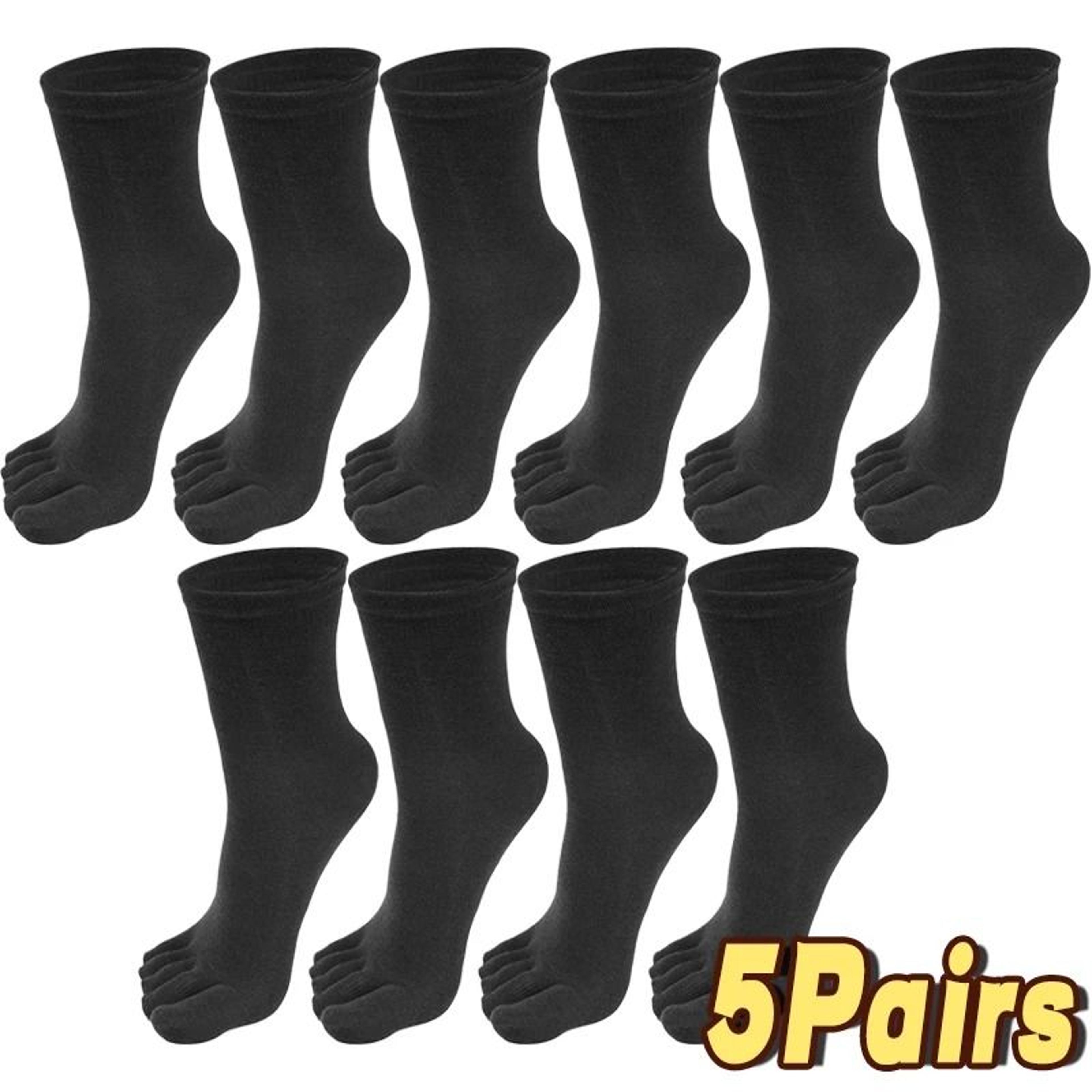 Mens Five Finger Toe Socks Breathable Athletic Split Toe Comfort Socks 23
