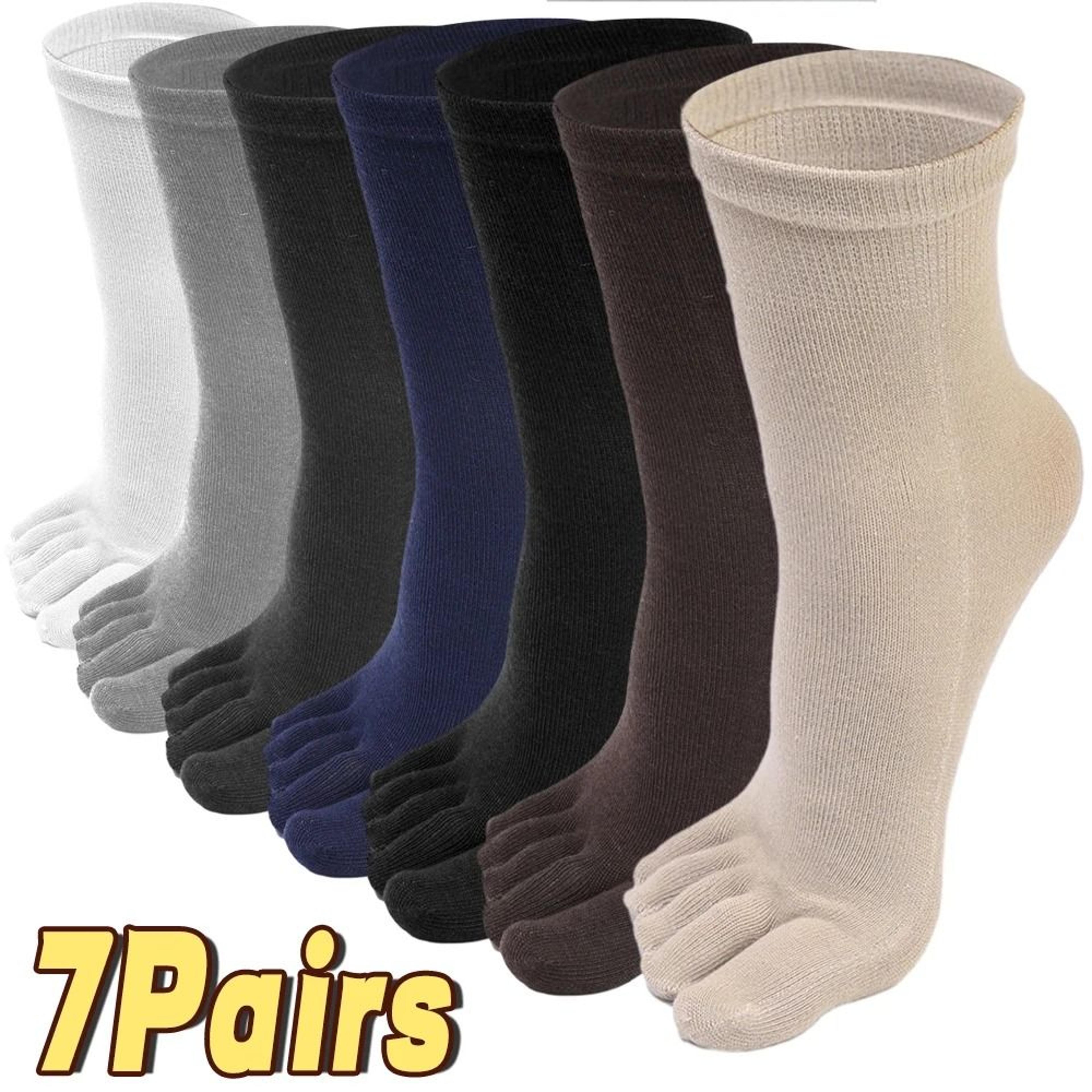 Mens Five Finger Toe Socks Breathable Athletic Split Toe Comfort Socks 27