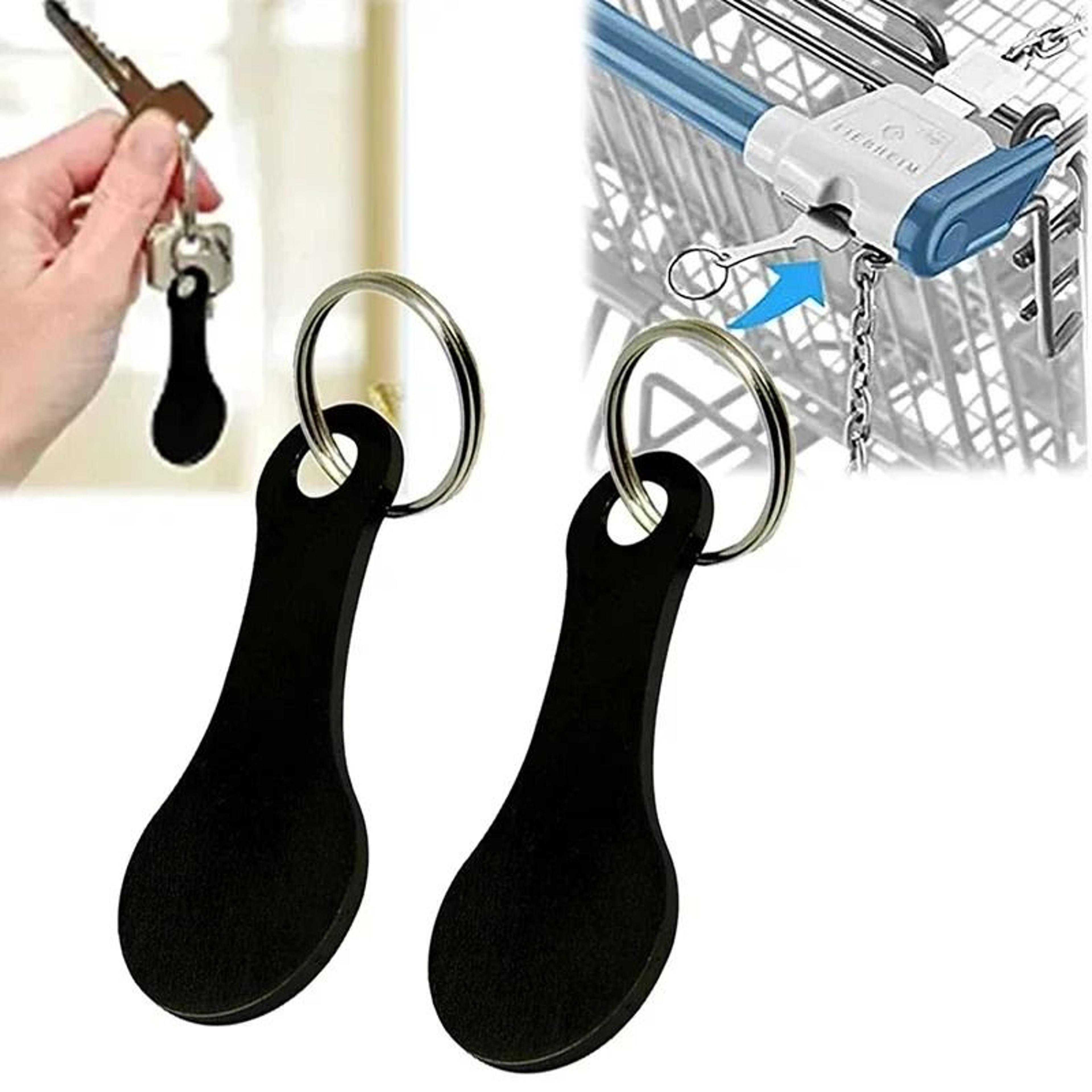 Metal Shopping Cart Tokens Keychain Trolley Coins For Grocery Carts 2