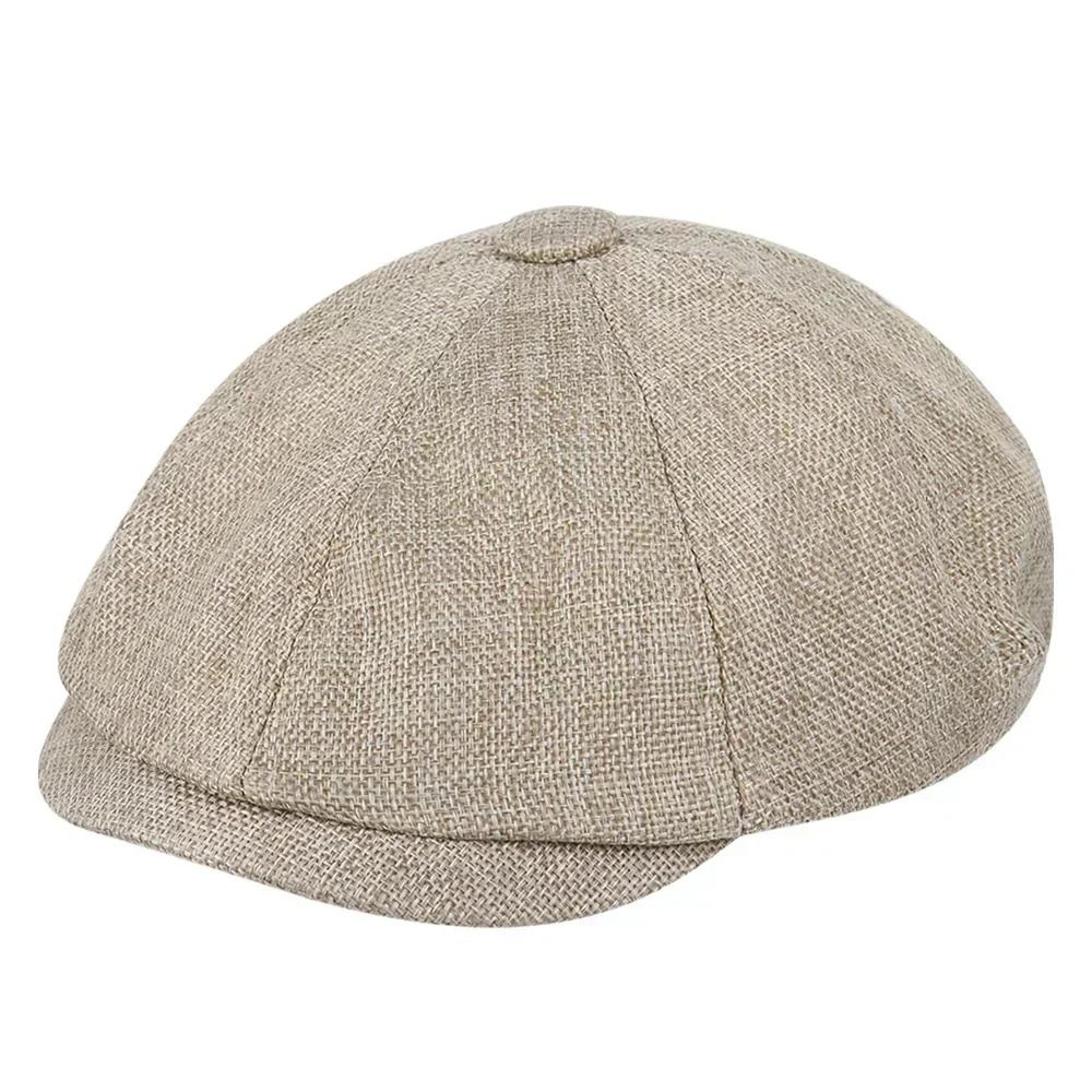 Vintage Wool Blend Beret Cap Classic Herringbone Newsboy Flat Cap For Men  Women 14