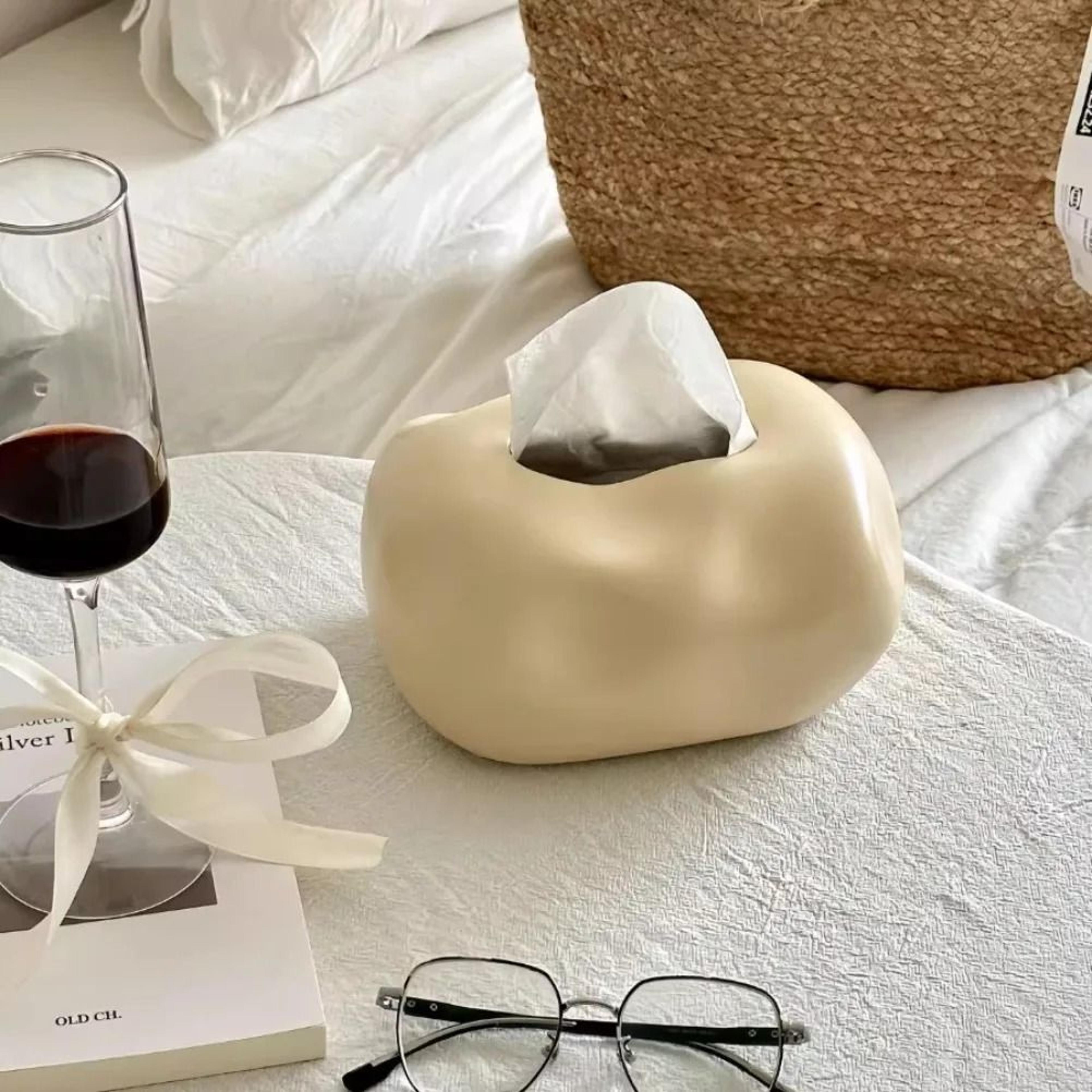 Nordic Ceramic Tissue Box Decorative Napkin Holder For Living Room And Dining Table 4