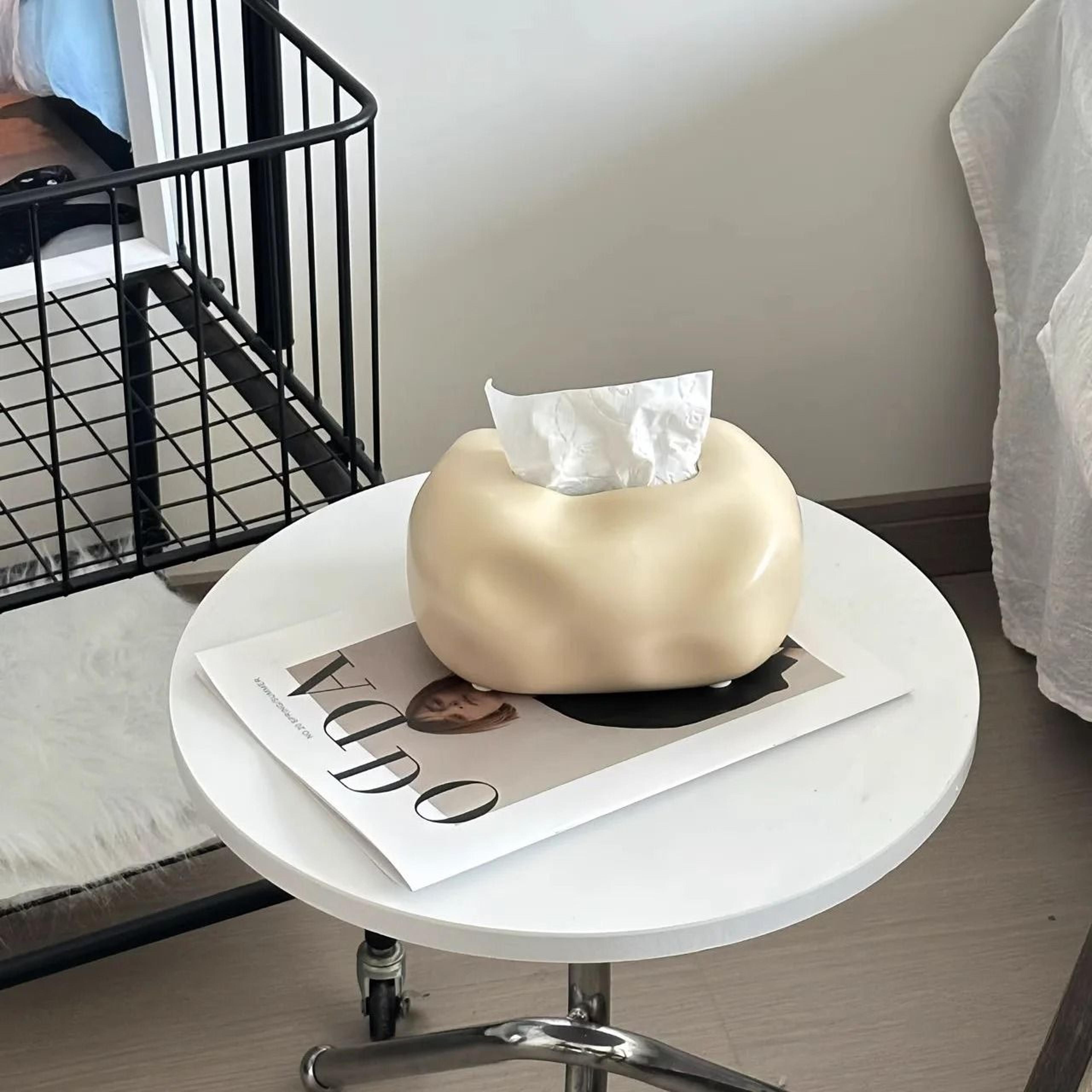 Nordic Ceramic Tissue Box Decorative Napkin Holder For Living Room And Dining Table 7